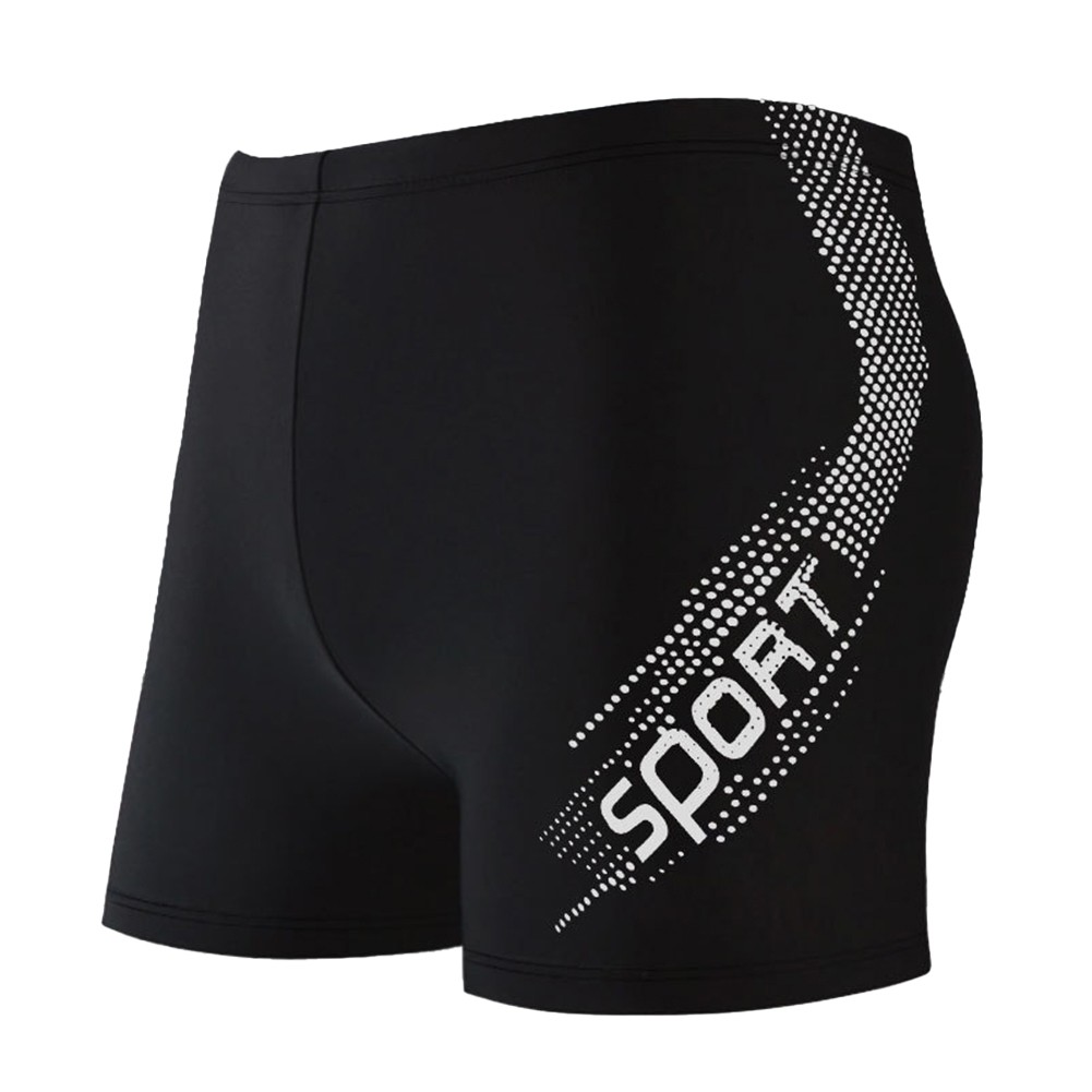 Men Bathing Trunks Sports Swimwear Comfortable Waistband Flat Angle Design - Picture 20 of 20