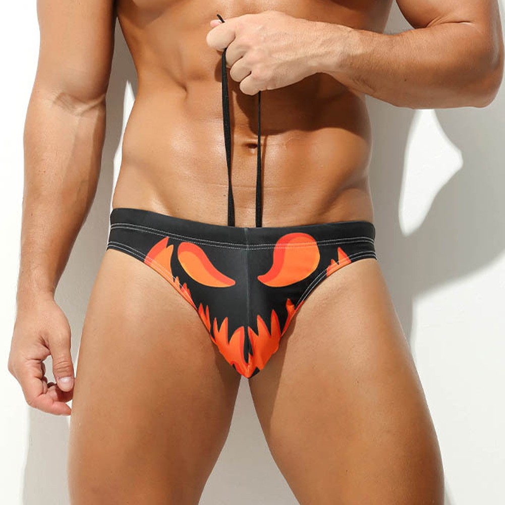 Classic Men's Swimwear with Breathable Bulge Pouch and Lowrise Briefs Design - Picture 16 of 23