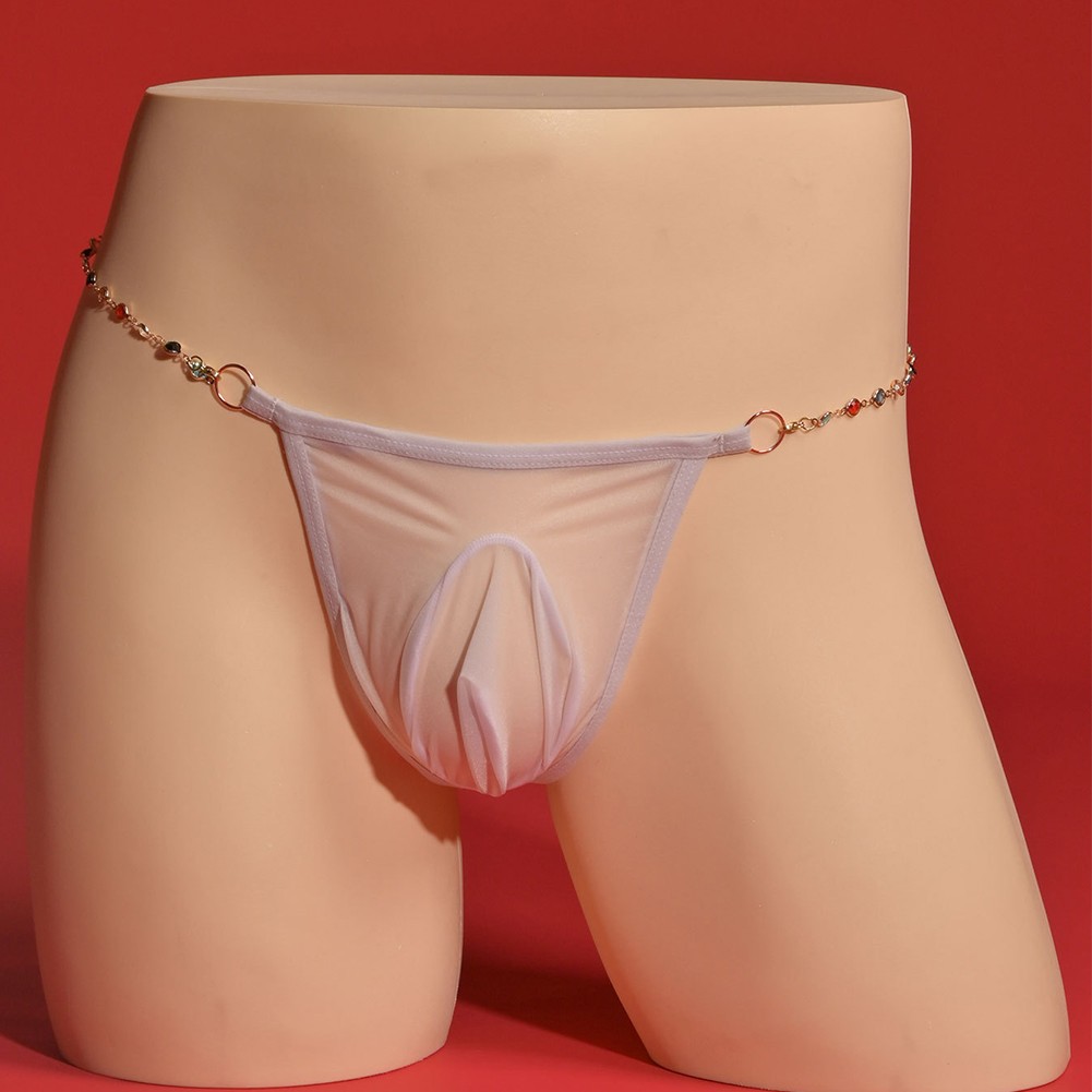 Slip homme sexy sous vêtement respirant GString maille boutiques transparente pour usage