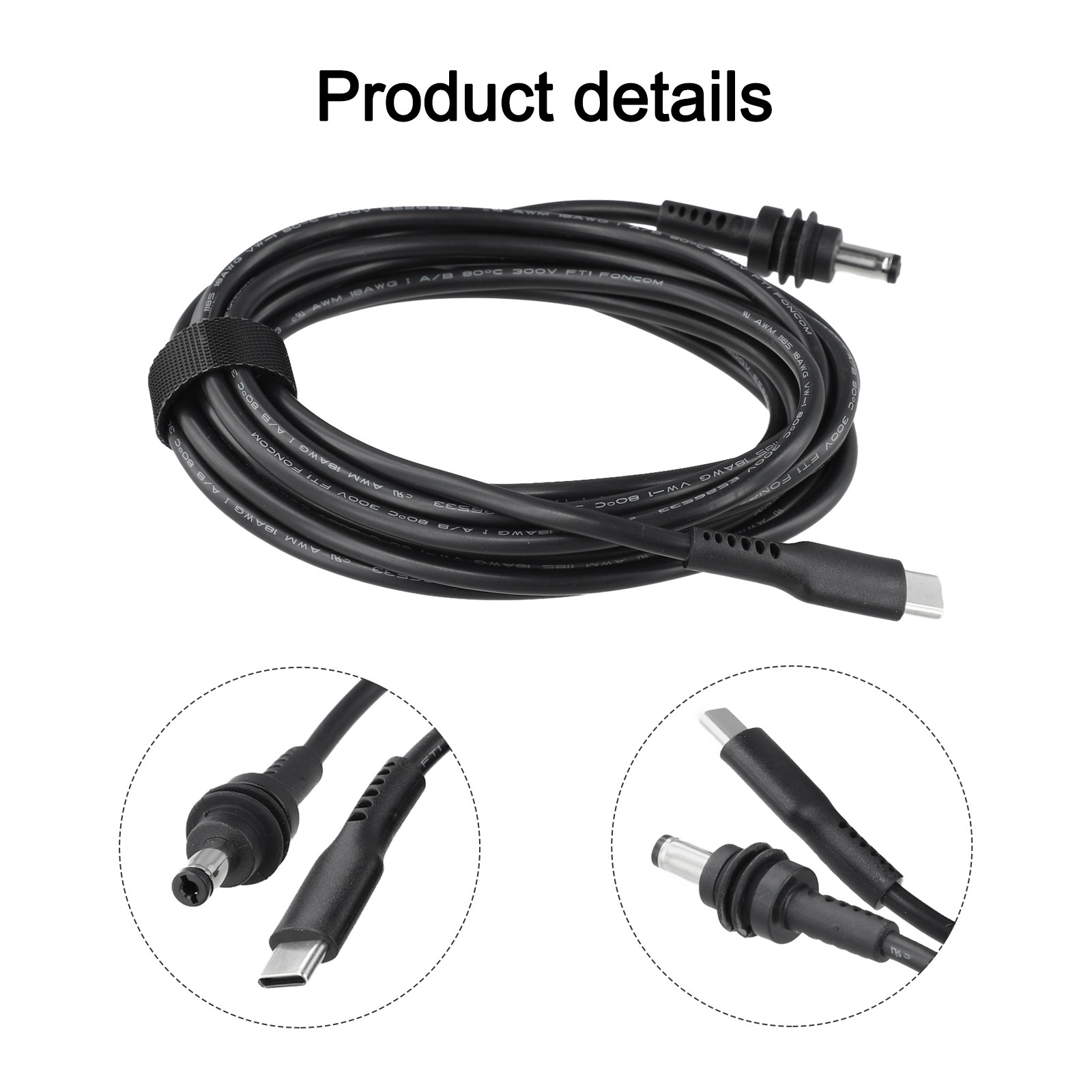 For Starlink Mini TPE Material 100W Waterproof USB C Power Cable Options - Photo 26/45