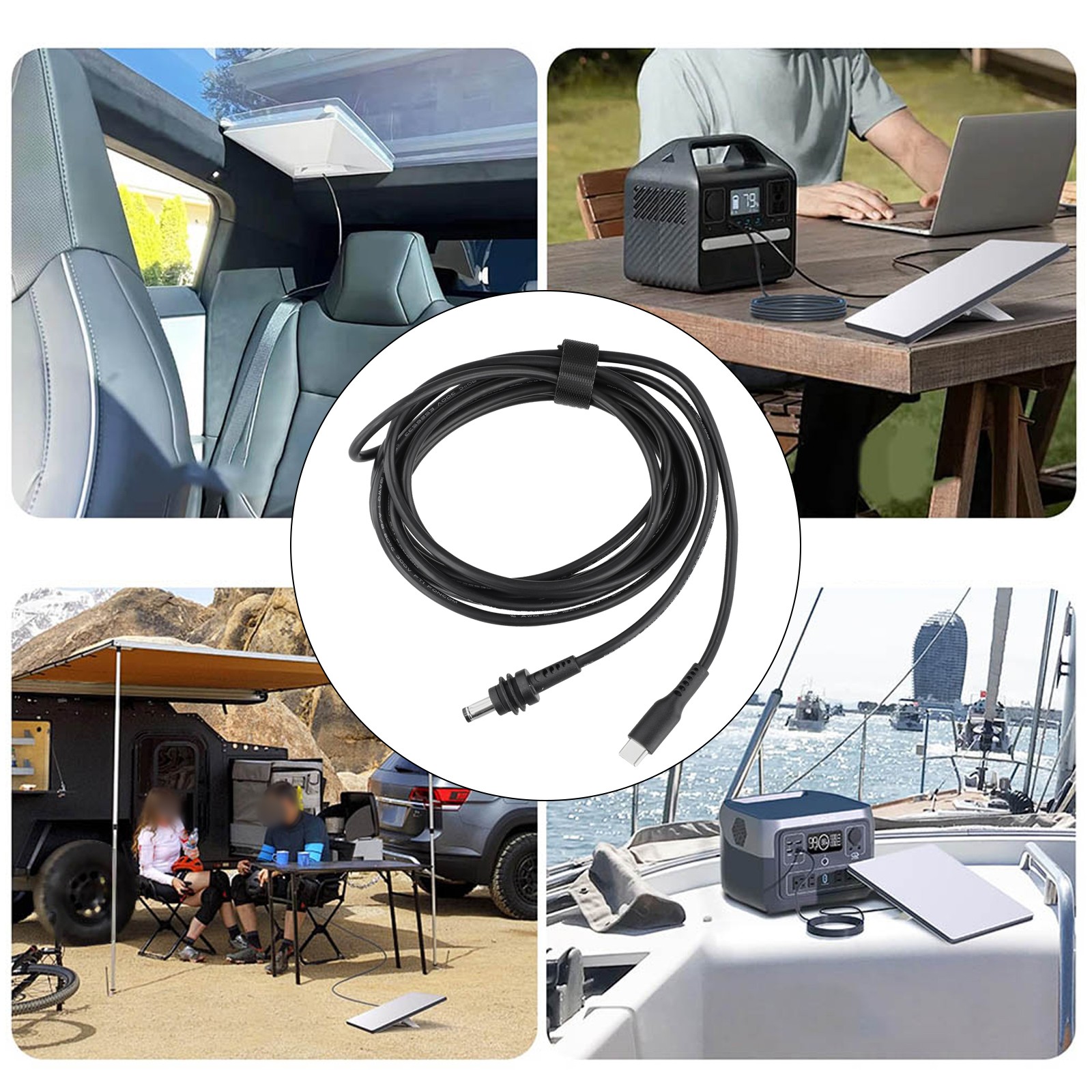 For Starlink Mini TPE Material 100W Waterproof USB C Power Cable Options - Photo 36/45