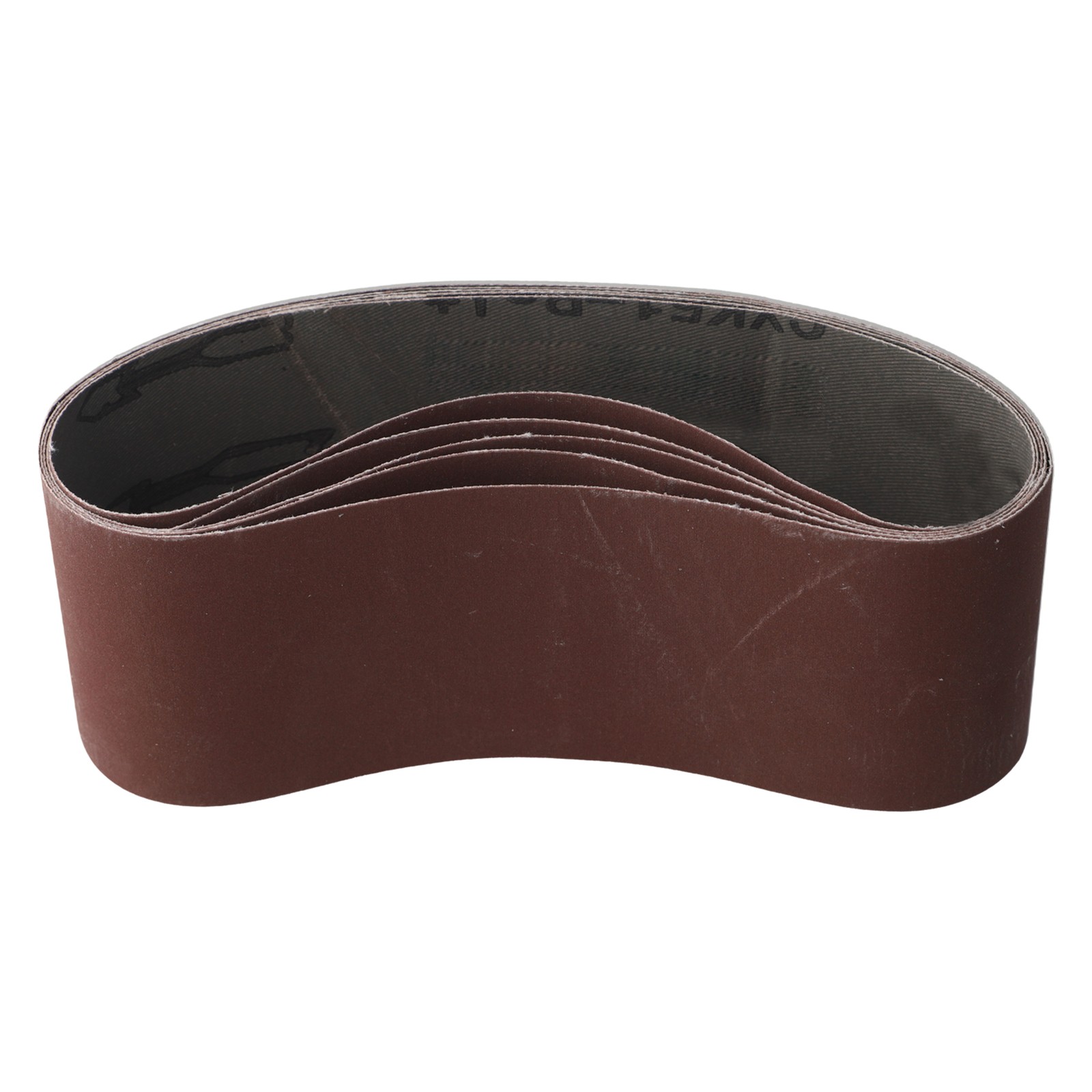 Juego de cinturones de papel de lijar con material de óxido de aluminio tamaño 75x457 mm paquete de cinco - Imagen 61 de 62