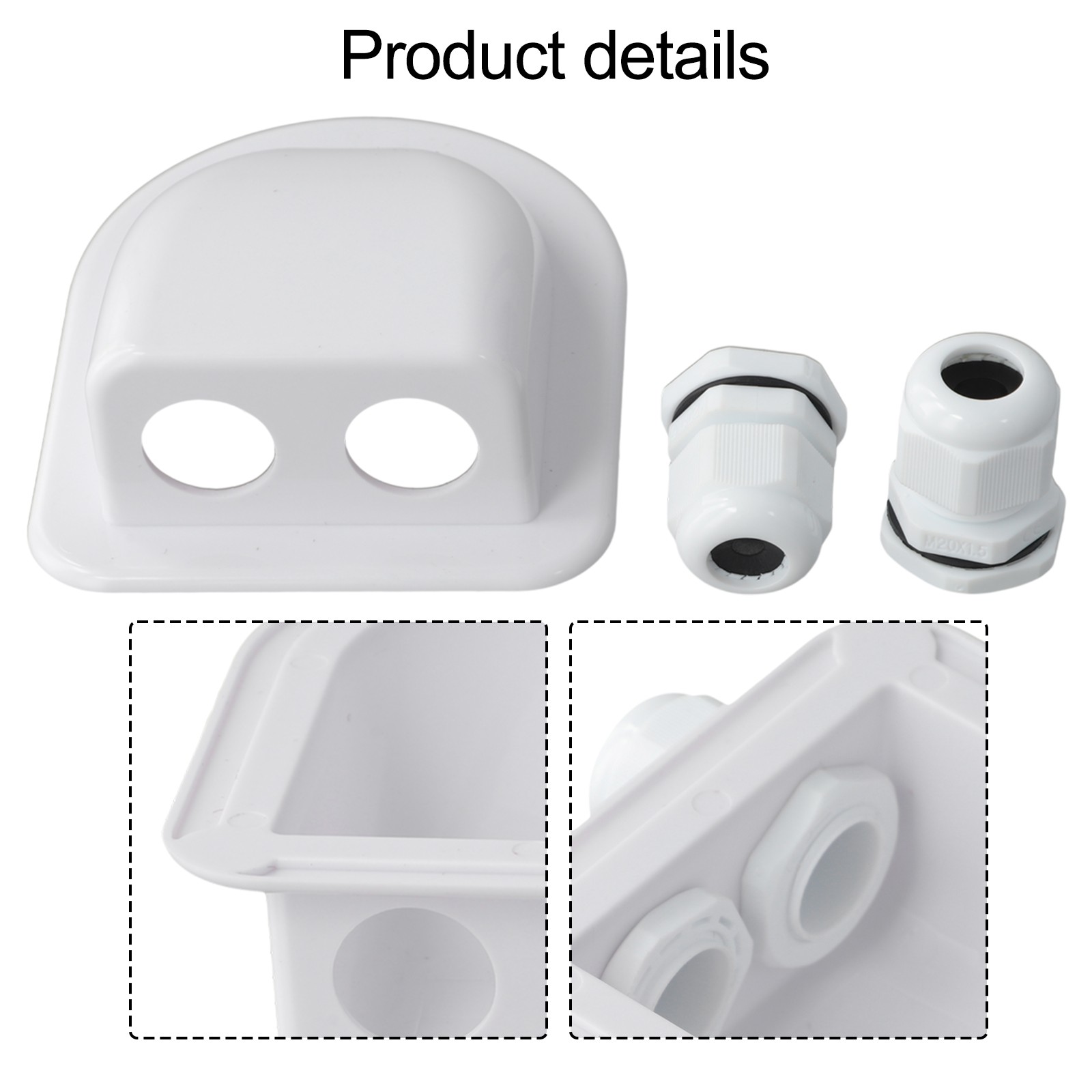 User Friendly Installation Efficiently Designed Waterproof Grommet Box