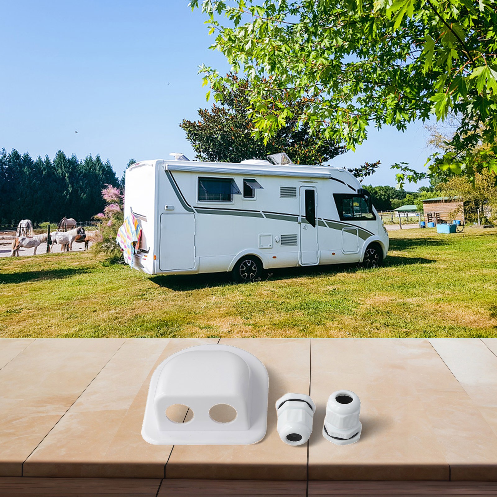 User Friendly Installation Efficiently Designed Waterproof Grommet Box