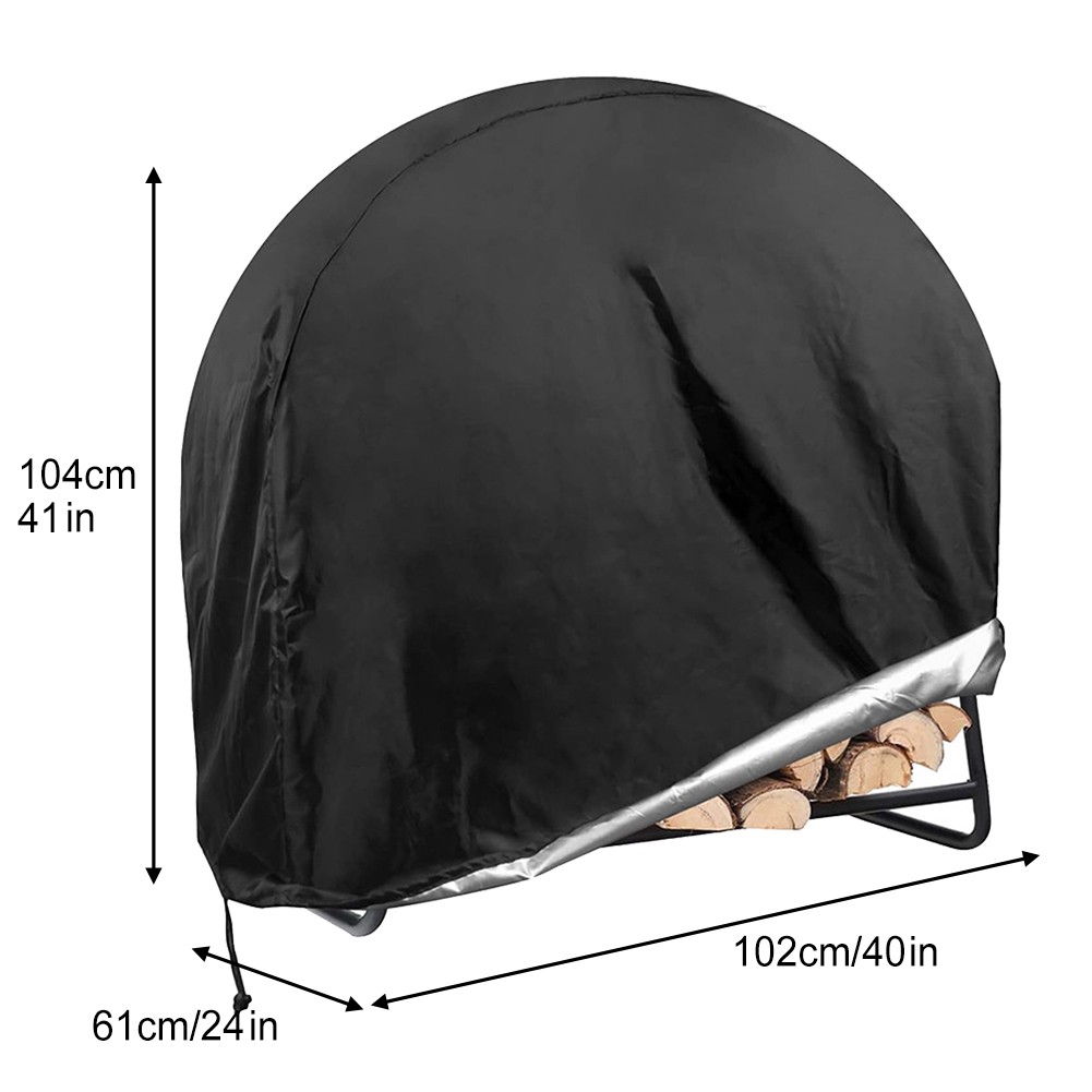 Buy Waterproof Round Firewood Cover 600D Oxford Fabric with Premium Features