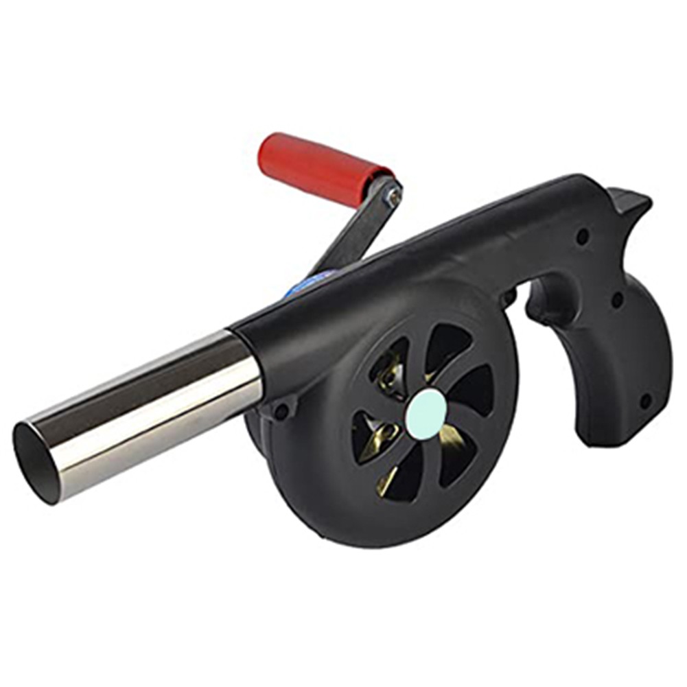 Outdoor Cooking Fan Hand Cranked BBQ Blower for Effective Fire Stoking