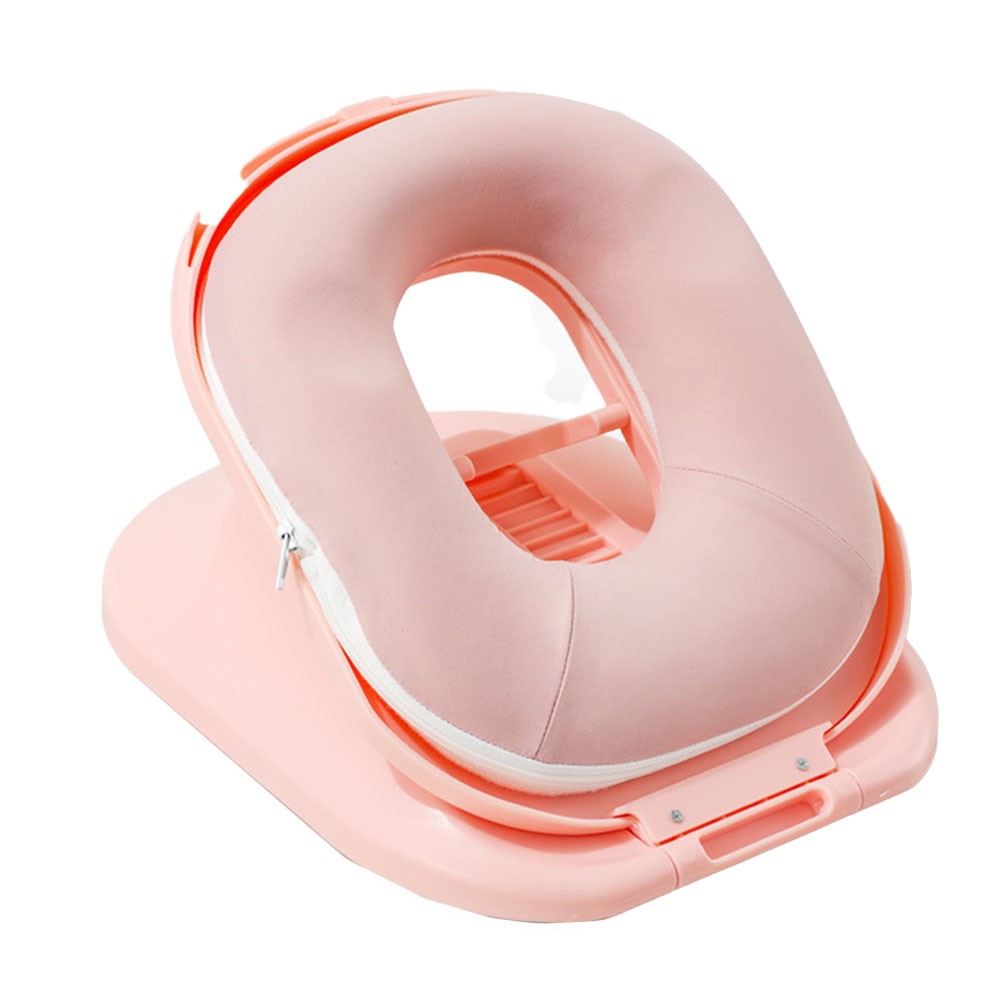 Neck Support Pillow Detachable Pillow Lunch Break Travel Nap Hygienic Cover - Bild 14 von 19