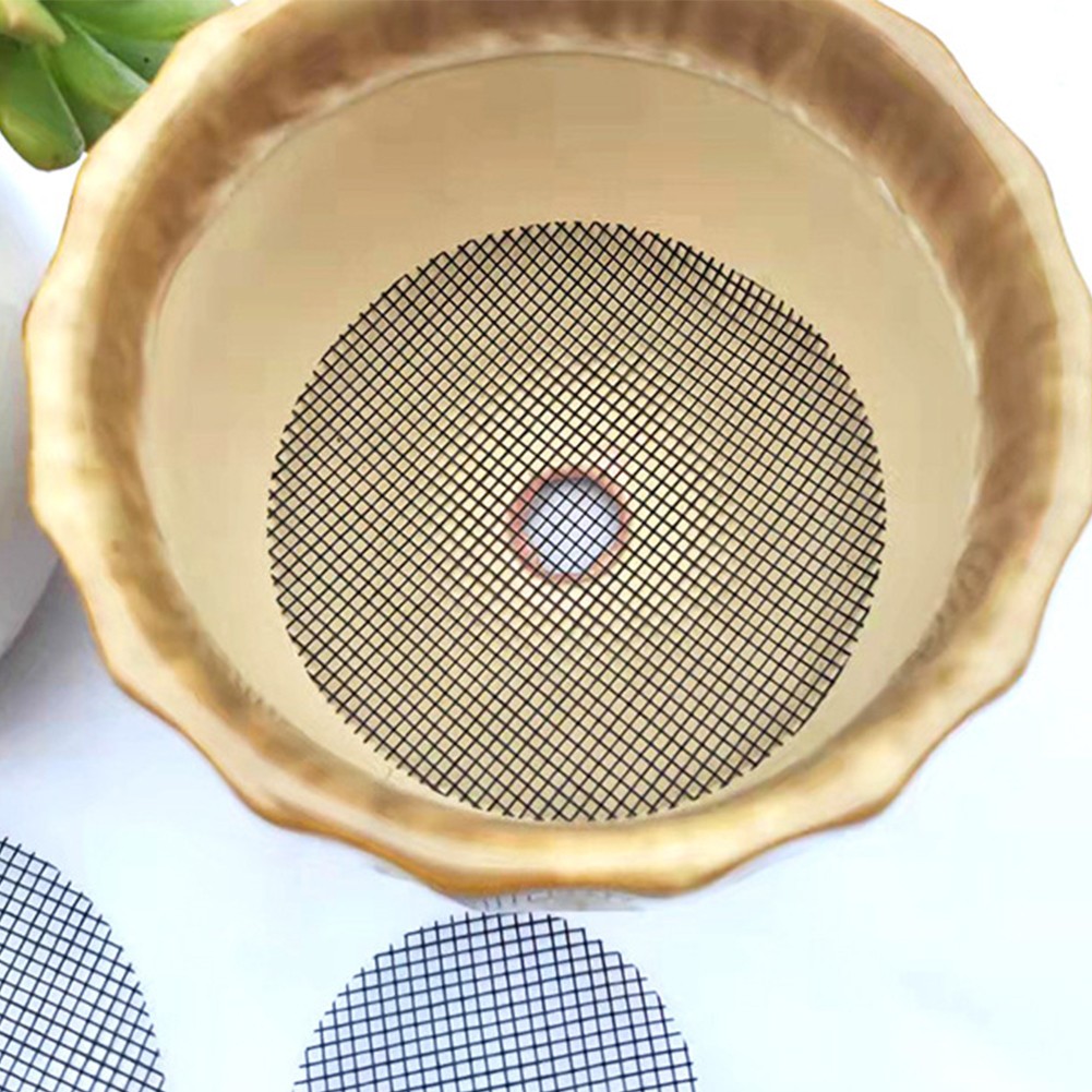 100 Pcs Pot de Fleurs Tapis en Maille pour Rétention du Sol et Efficacité boutiques de D