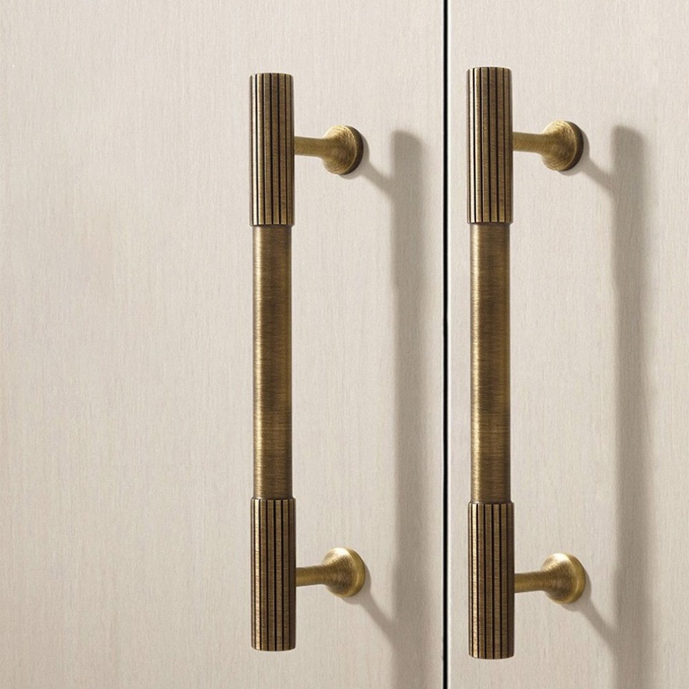 Exposed Antique Brass Cabinet Pulls Elegant Solid Handles for Drawer Upgrade - Picture 36 of 42