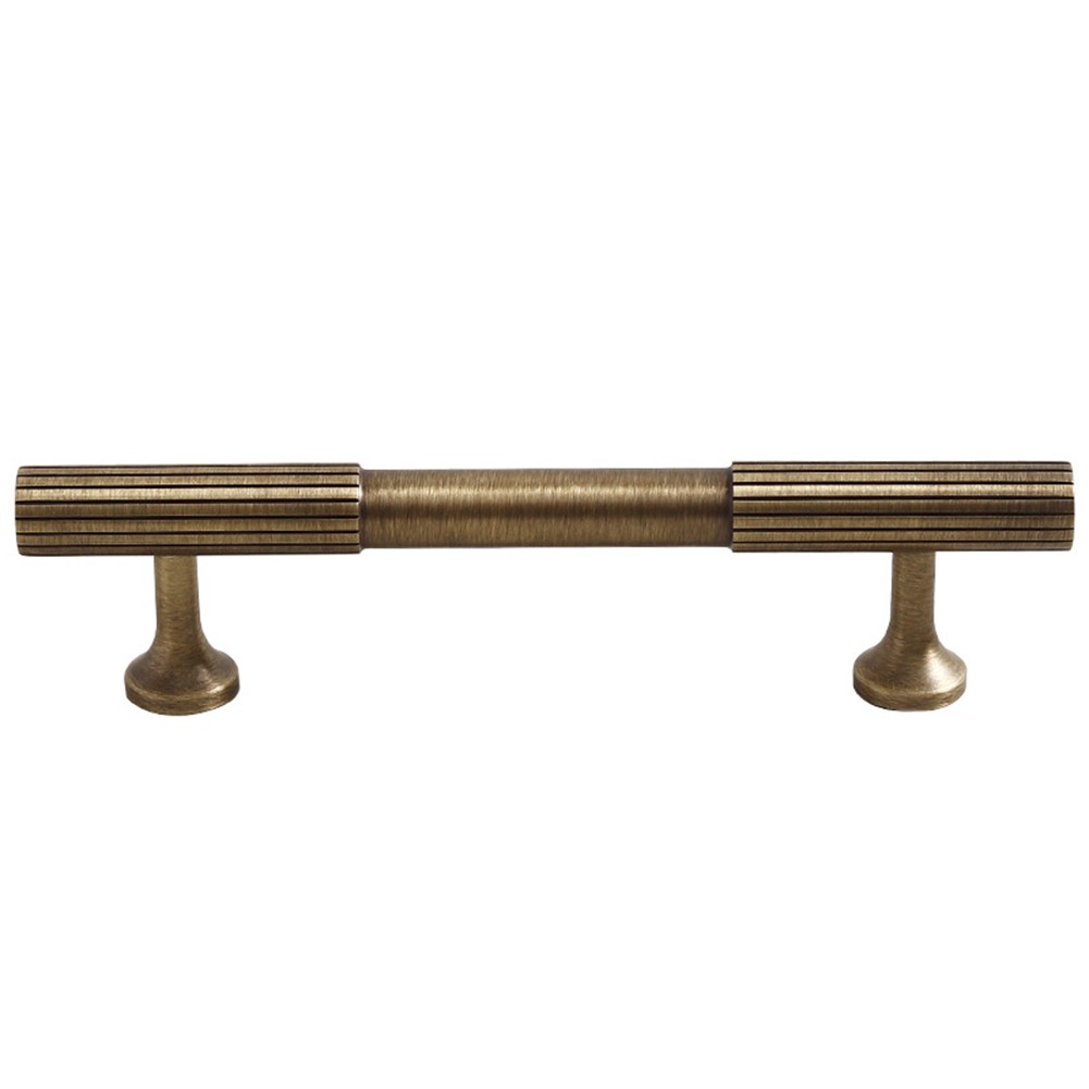 Exposed Antique Brass Cabinet Pulls Elegant Solid Handles for Drawer Upgrade - Picture 25 of 42