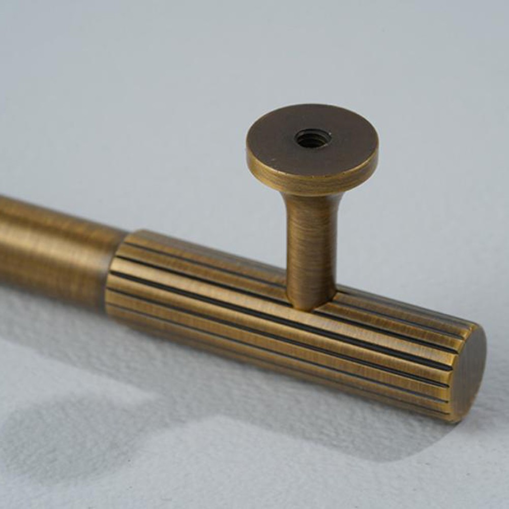 Exposed Antique Brass Cabinet Pulls Elegant Solid Handles for Drawer Upgrade - Picture 18 of 42