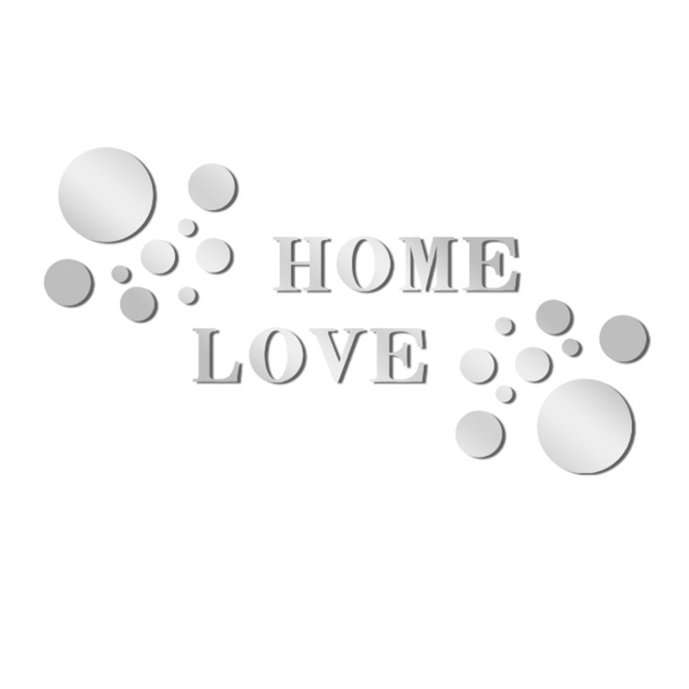 DIY Wall Decoration Reflective Wall Art Chic Home Accent Customizable Wall Decor