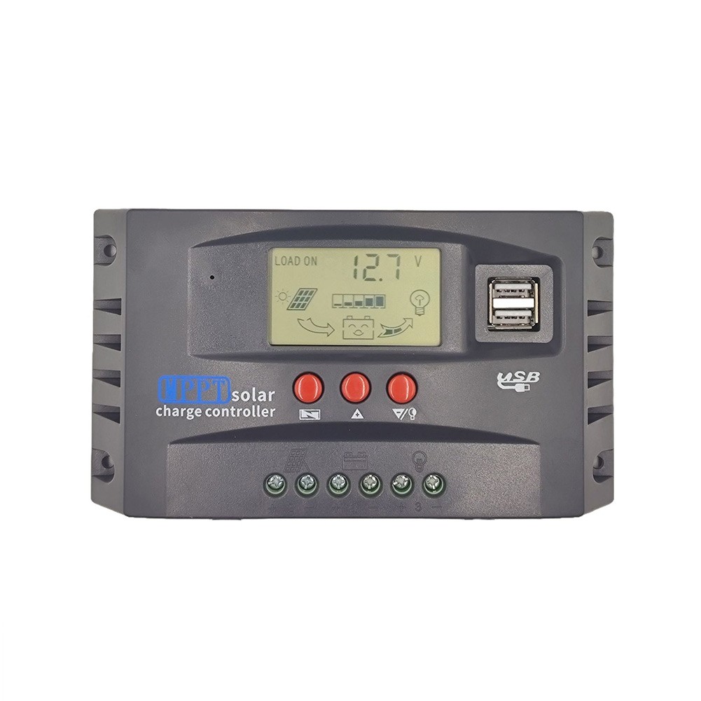 Solar Panel Controller Battery Charge Controller Automatic Tracking LCD Display