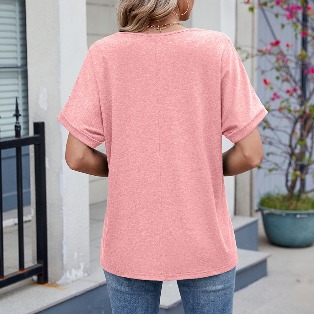 Large V-neck Breathable Fabric Suitable For Spring Fashionable For Spring - Picture 17 of 47