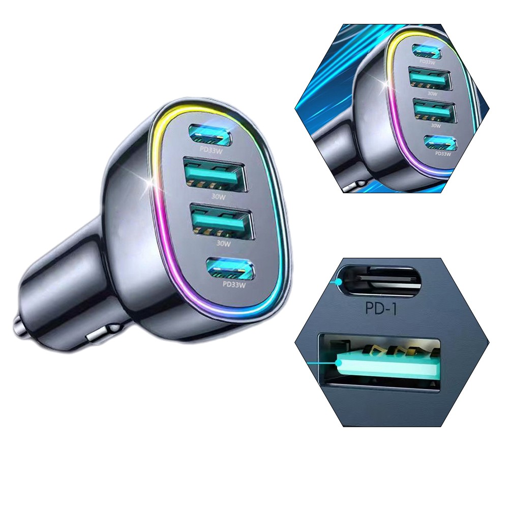 Chargeur Voiture USB Haute Puissance 100W avec 4 Ports pour Charge Instantan??e - Photo 15 sur 21