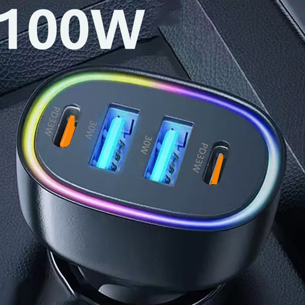 For Car Cameras 100W Car Charger Aluminium Alloy Material Fast Charge Capability - Picture 22 of 24