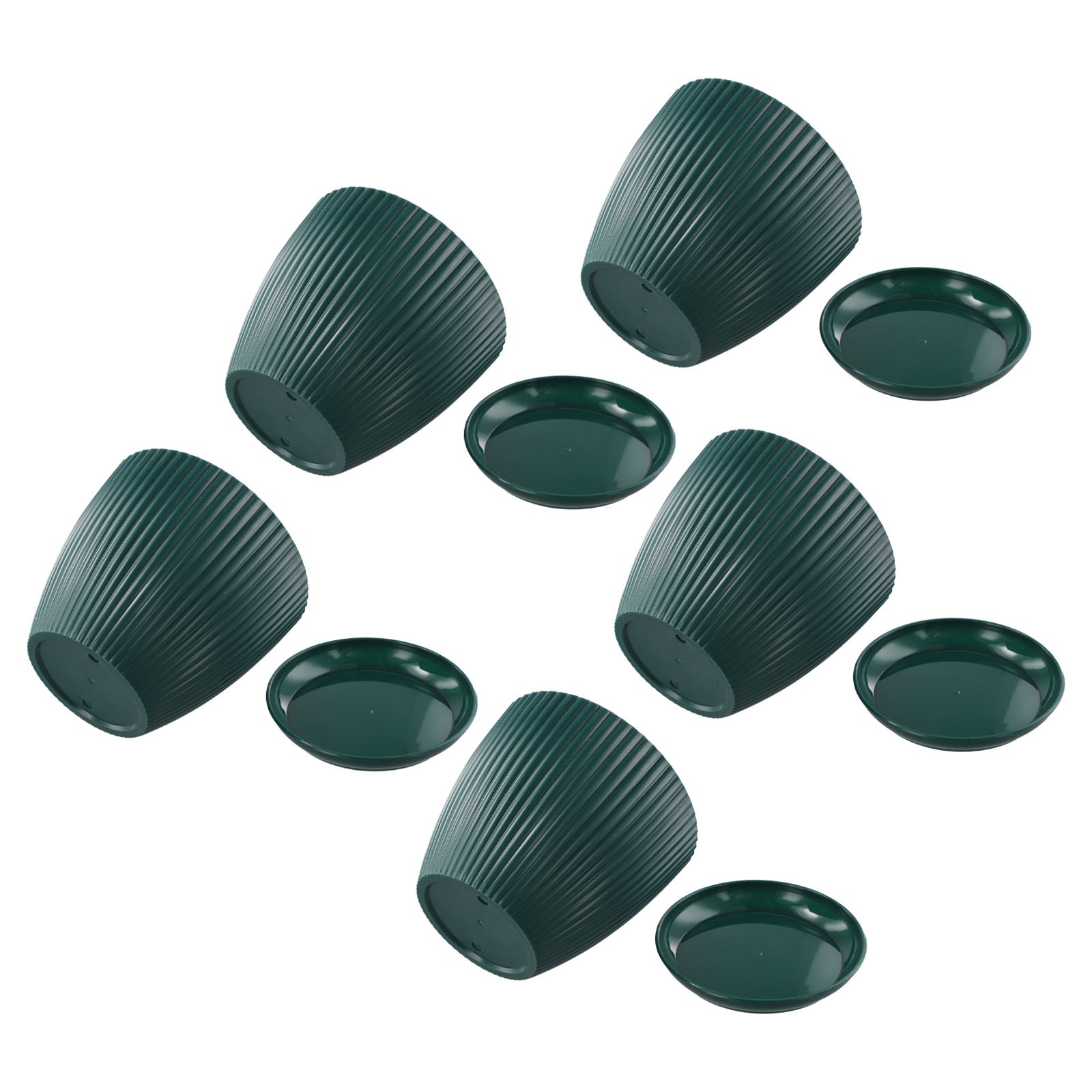 Macetas de plástico macetas para plantas decoración alféizares diseño minima - Imagen 20 de 32
