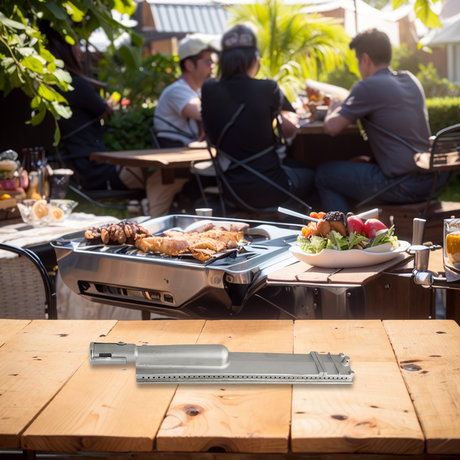Premium 304 Stainless Steel BBQ Grill Burner Replacement 16 x 3 1 x 2 1
