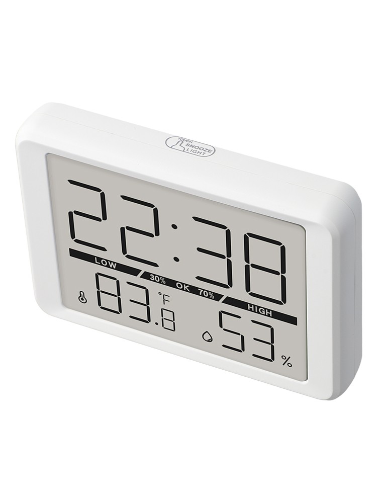 Stilvolle Mini Uhr mit Temperatur- und Luftfeuchtigkeitsanzeige für jeden Raum - Bild 20 von 36