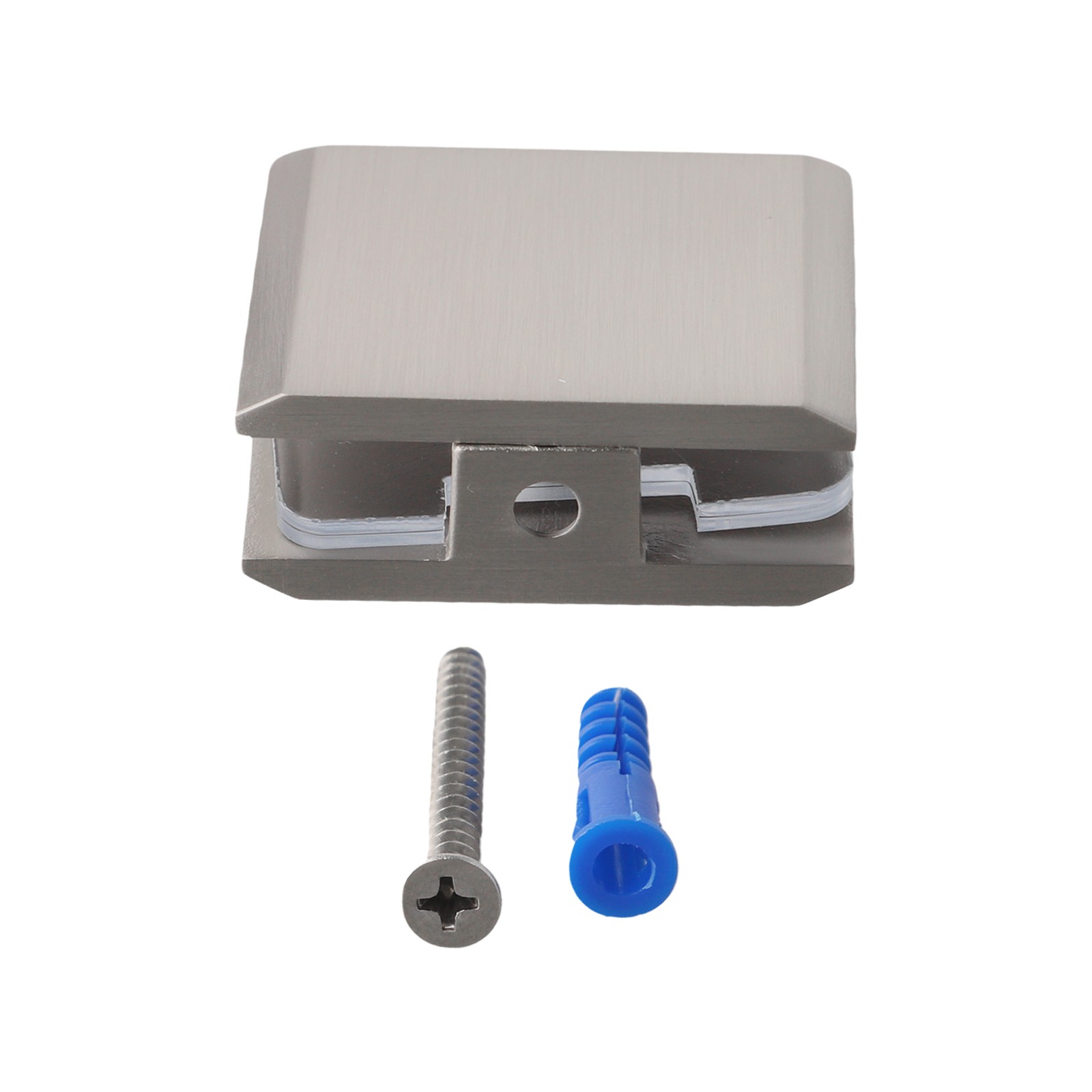 Abrazadera de vidrio de latón premium para instalación de baño de vidrio de 8 - Imagen 17 de 45