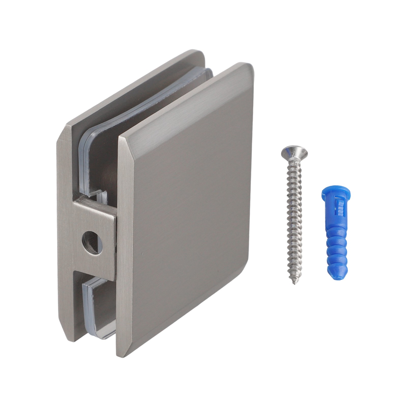 Abrazadera de vidrio de latón premium para instalación de baño de vidrio de 8 - Imagen 21 de 45
