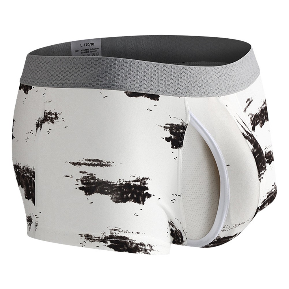 Ice Silk Boxer Shorts Sexual Fashion Ultra-thin Classic Style M-2XL Size - Picture 18 of 19