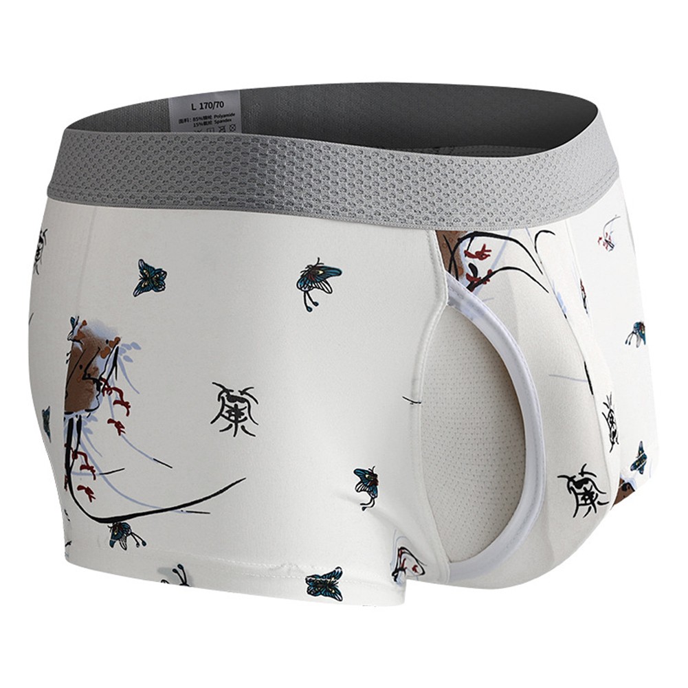 Ice Silk Boxer Shorts Sexual Fashion Ultra-thin Classic Style M-2XL Size - Picture 17 of 19