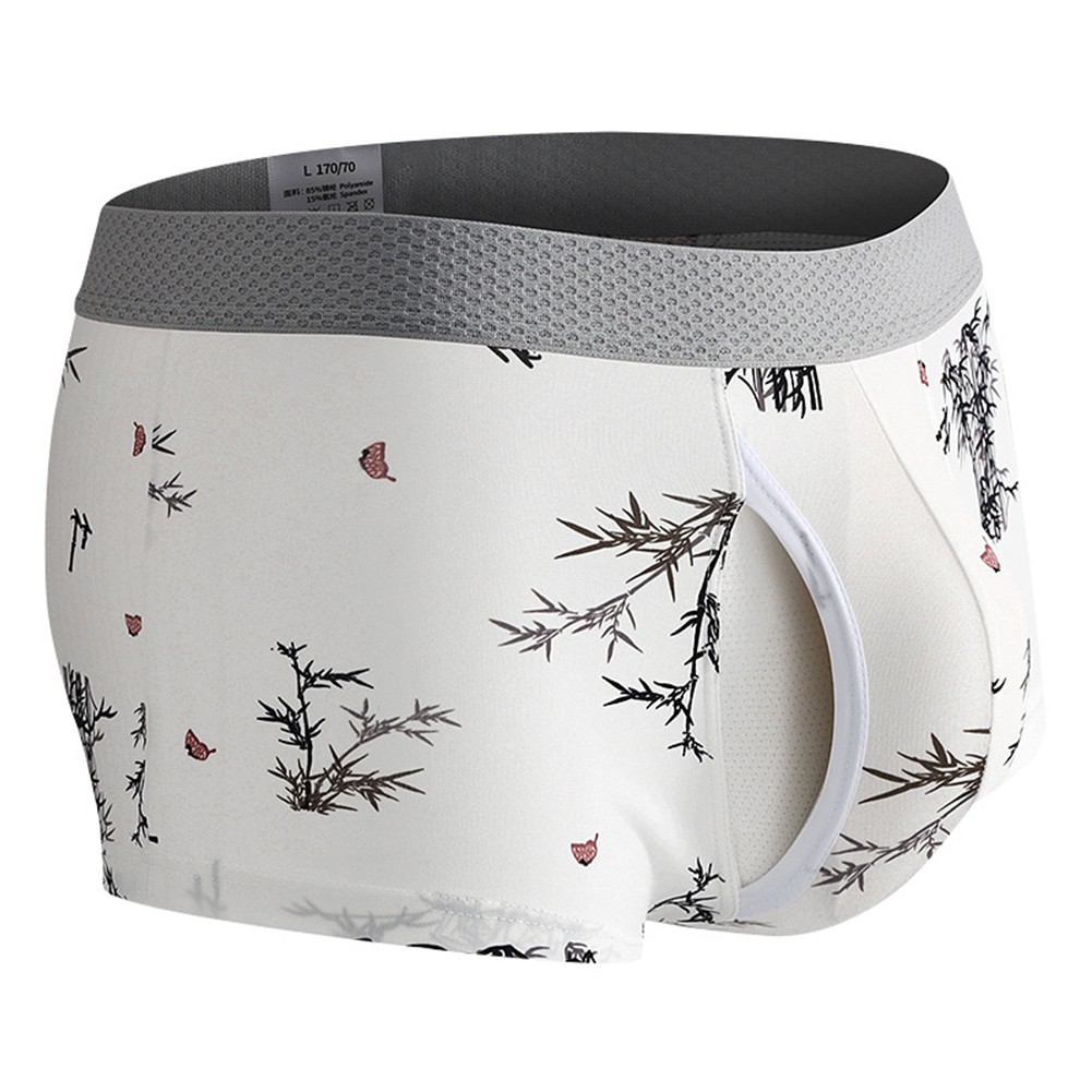 Ice Silk Boxer Shorts Sexual Fashion Ultra-thin Classic Style M-2XL Size - Picture 16 of 19