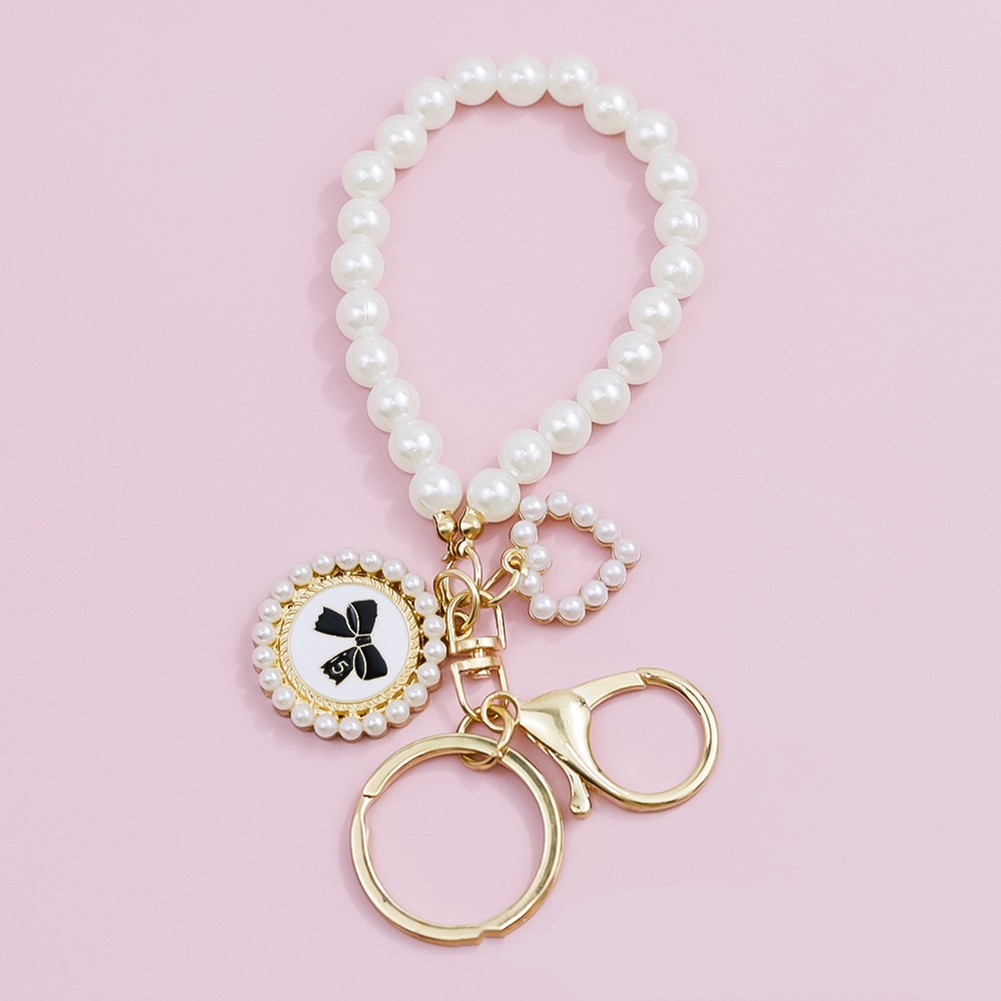 Key Ring Accessory Zinc Alloy Keychain Daily Use Bow Design Easy To vendre Carry
