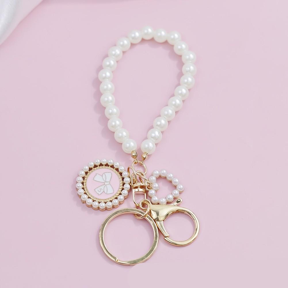 Key Ring Accessory Zinc Alloy Keychain Daily Use Bow Design Easy To ventes exceptionnelles Carry