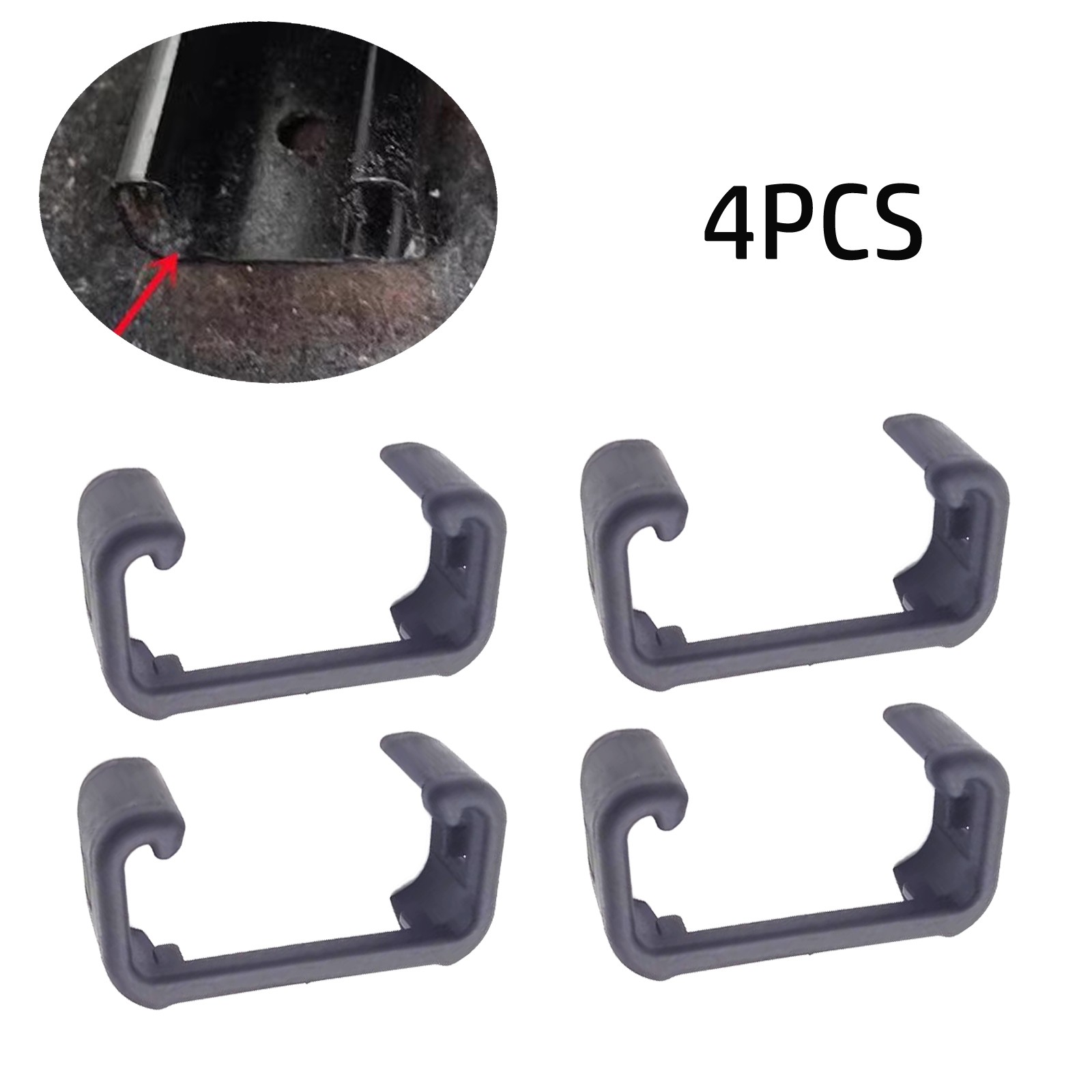 Replacement Seat Slide Clip Set 4 Pieces for Polo For Tiguan For Sharan - Picture 6 of 8