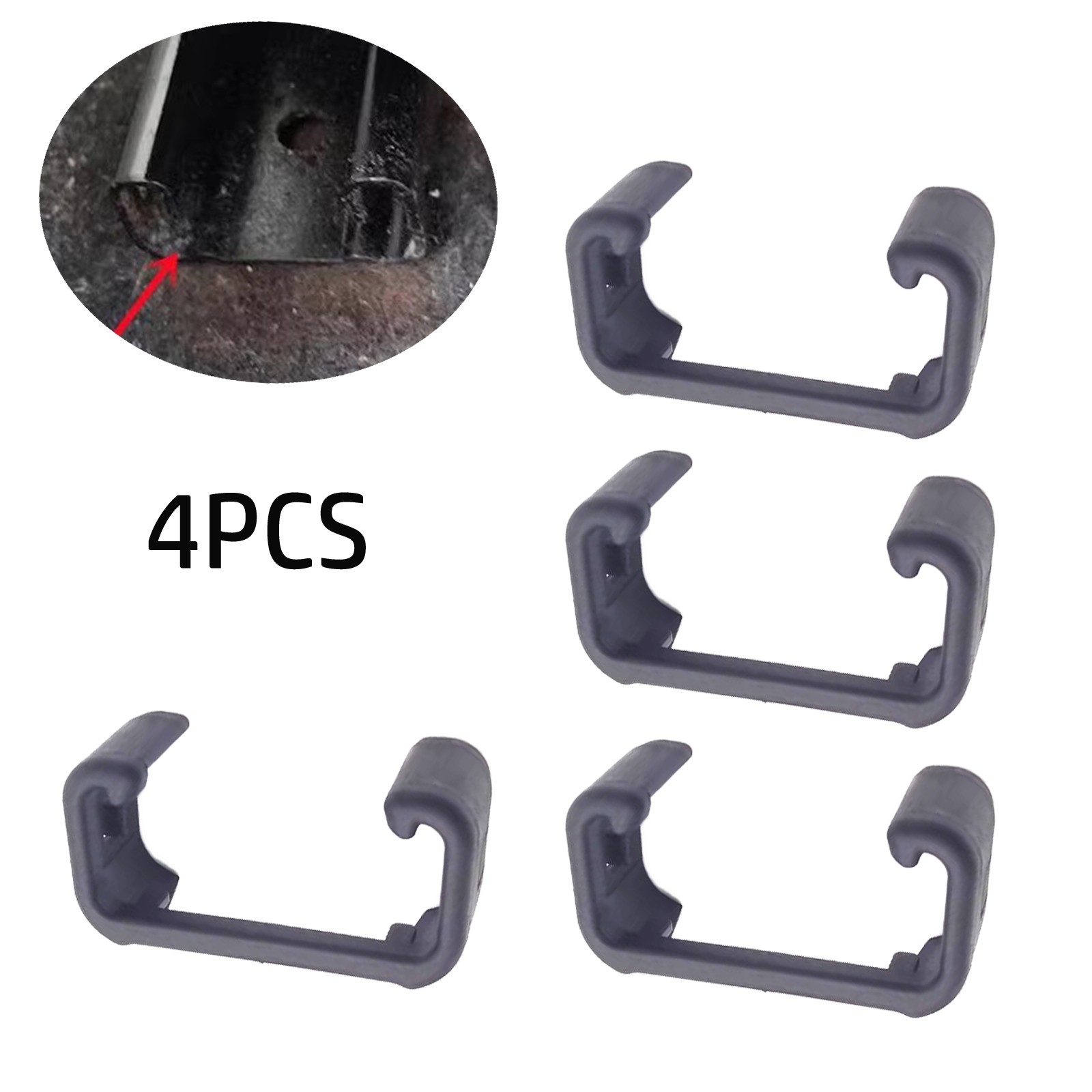 Replacement Seat Slide Clip Set 4 Pieces for Polo For Tiguan For Sharan - Picture 3 of 8