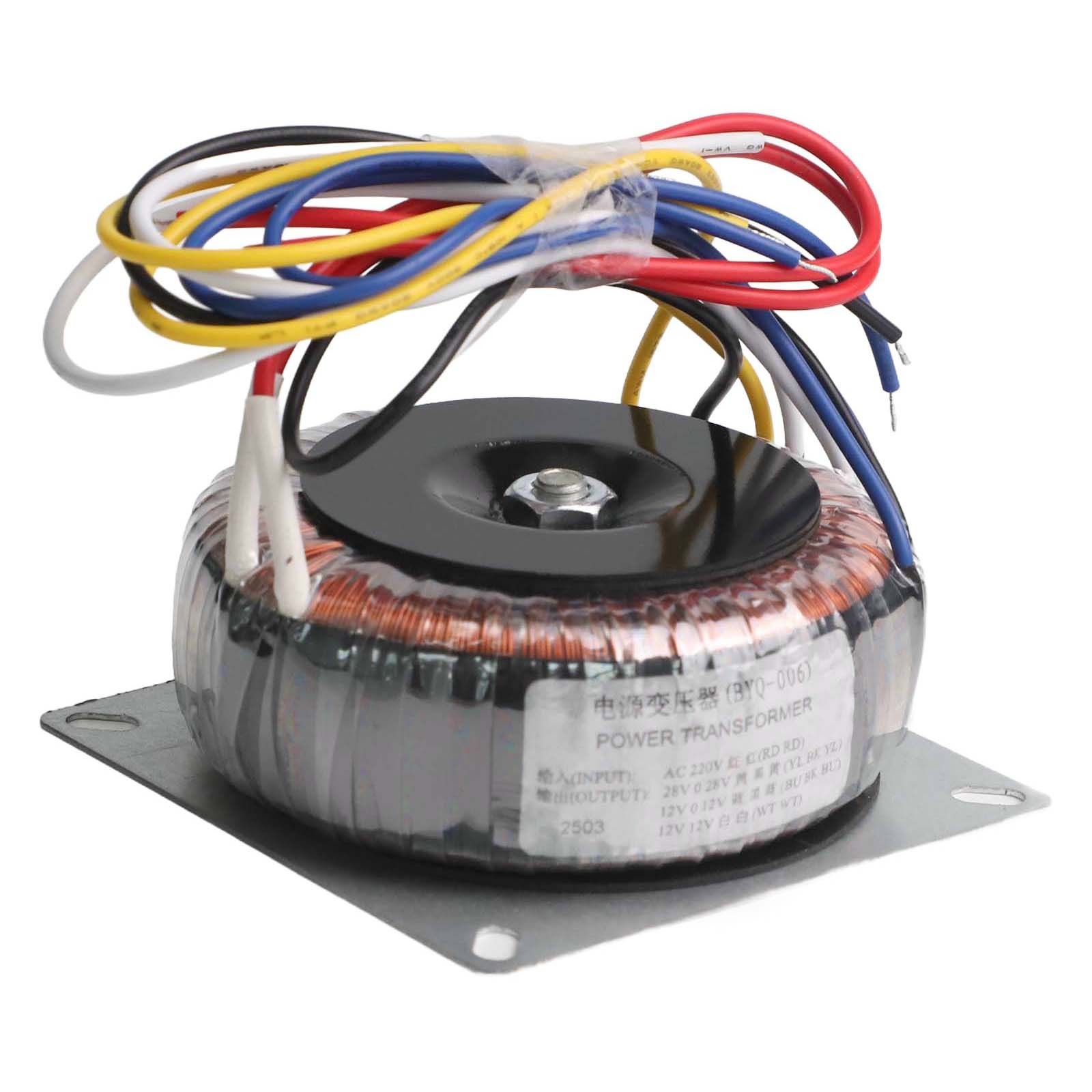 Compact Design 200W Toroidal Transformer Perfect for Installation Needs