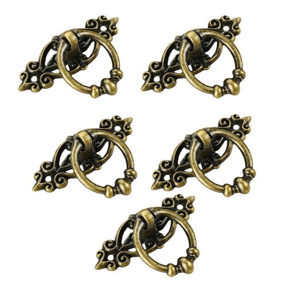 Style Zinc Alloy Drawer Knobs 5PCS for Kitchen Cabinets and Furniture