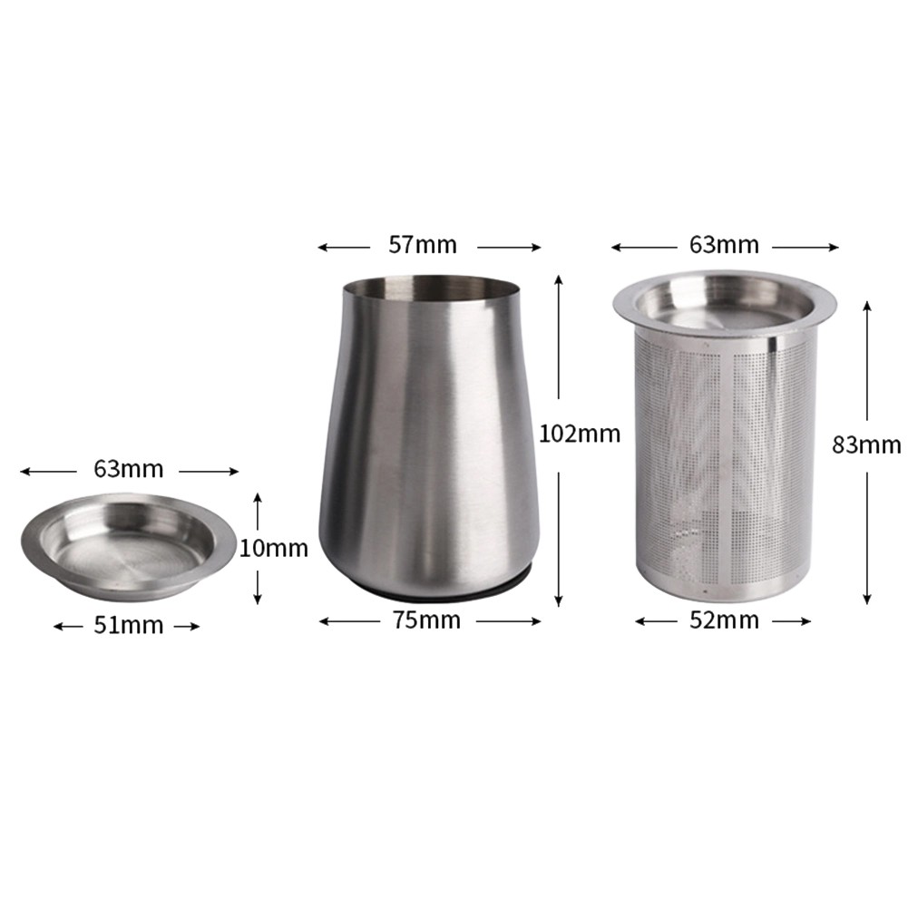 Effiziente Kaffeemehlfiltertasse mit Deckel für reibungsloses Brüherlebnis - Bild 20 von 31