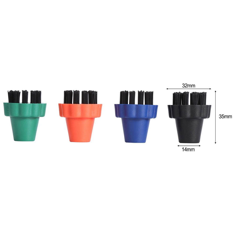 Color Coded Brush Set for For Vaporetto and Unico Steam Cleaning Needs