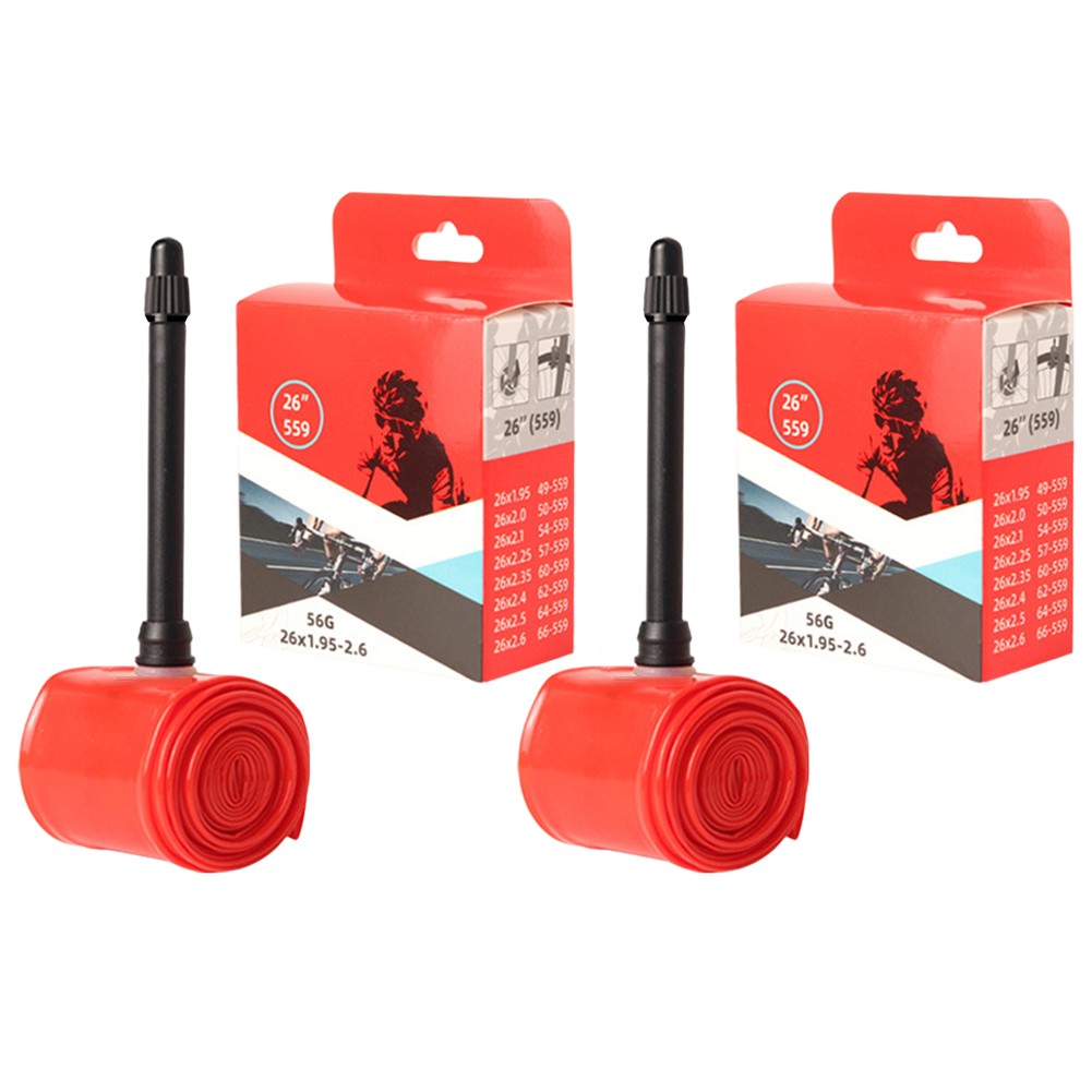 26 Zoll für TPU Schlauch 2 Stück für Fahrrad für Presta Ventil Adapter rote - Bild 14 von 14
