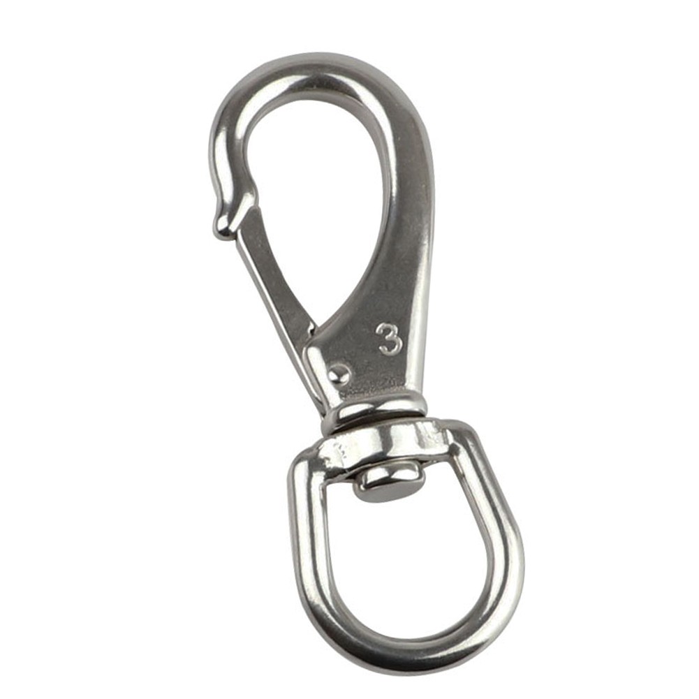 Lightweight Stainless Steel Swivel Eye Snap Hook for Diving and Camping Gear - Picture 24 of 26