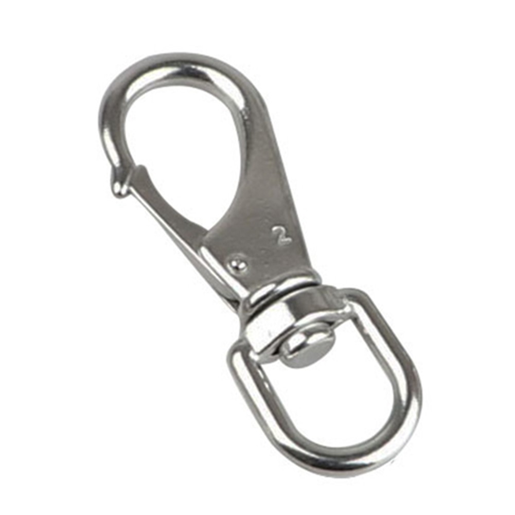 Lightweight Stainless Steel Swivel Eye Snap Hook for Diving and Camping Gear - Picture 22 of 26