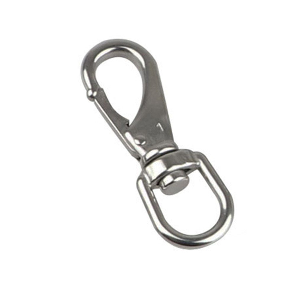 Lightweight Stainless Steel Swivel Eye Snap Hook for Diving and Camping Gear - Picture 18 of 26