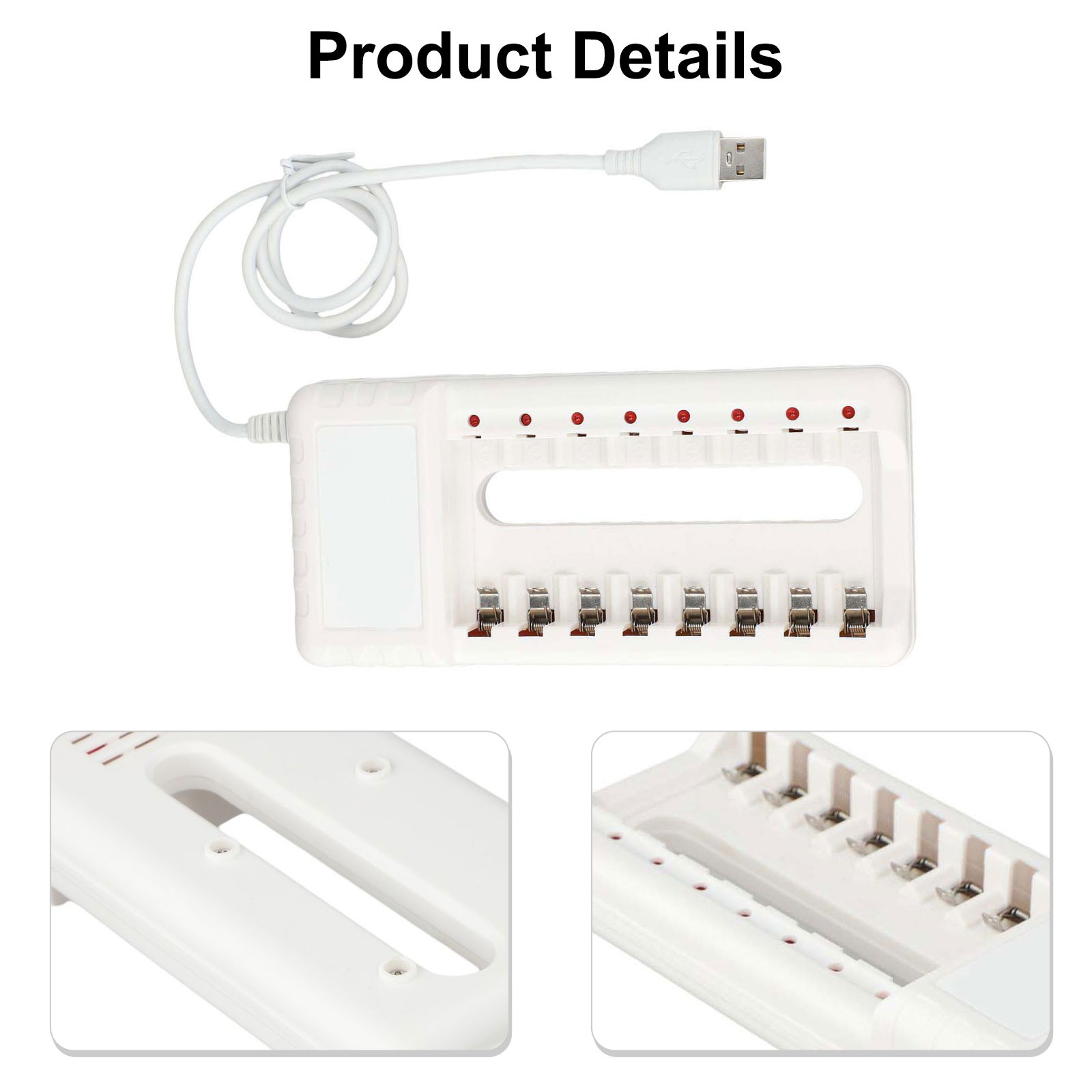 USB Battery Charger White DC5V/2A Is Not Easy To Overheat Not Easy To Break - Picture 17 of 30