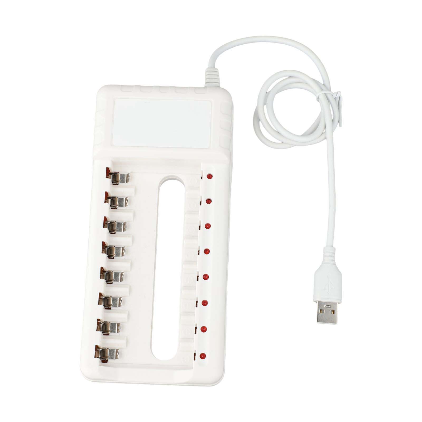 Portable USB Battery Charger for AAAAA Battery Tools 8 Slots Fast Charge - Picture 29 of 41