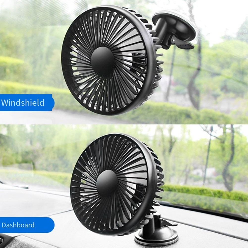 Ventilateur USB Voiture 3 Vitesses – Portable, Silencieux, Refroidissement Siège Auto, Pour SUV, Camion, Van, Alimenté Par Type-C
