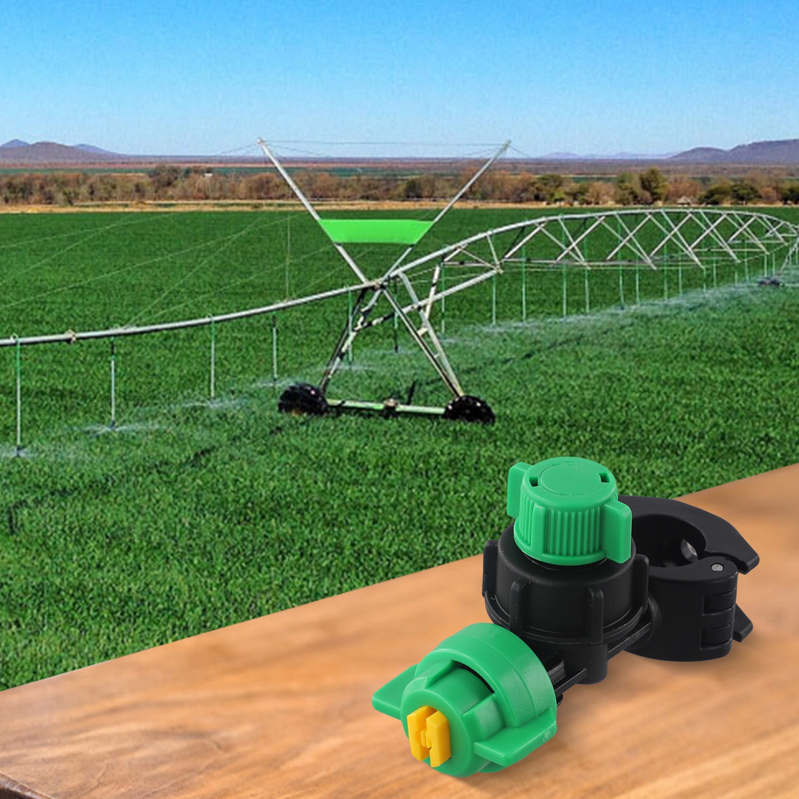Efficient Watering Solution Adjustable Flow Rate Spray Nozzle for Agriculture