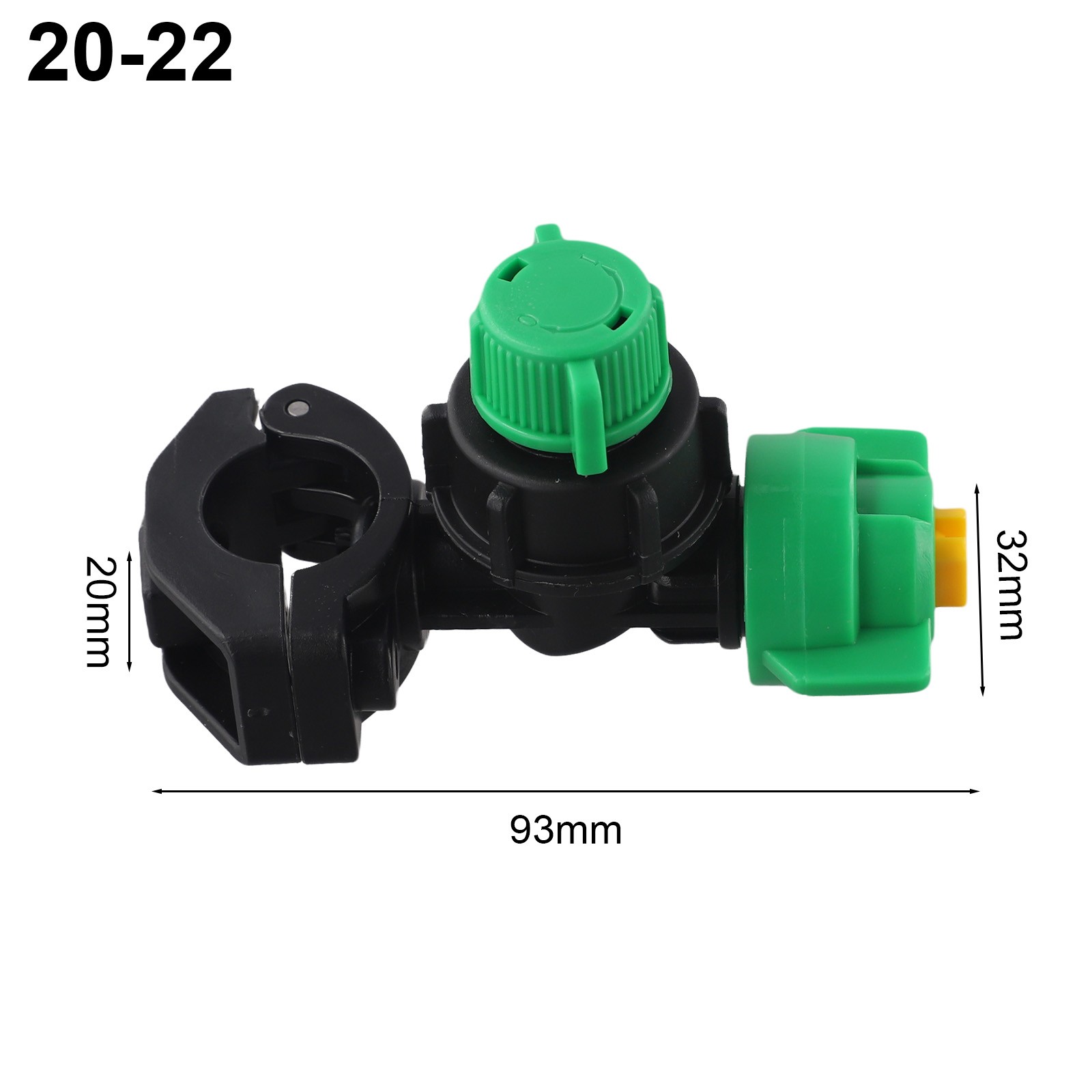 Efficient Watering Solution Adjustable Flow Rate Spray Nozzle for Agriculture