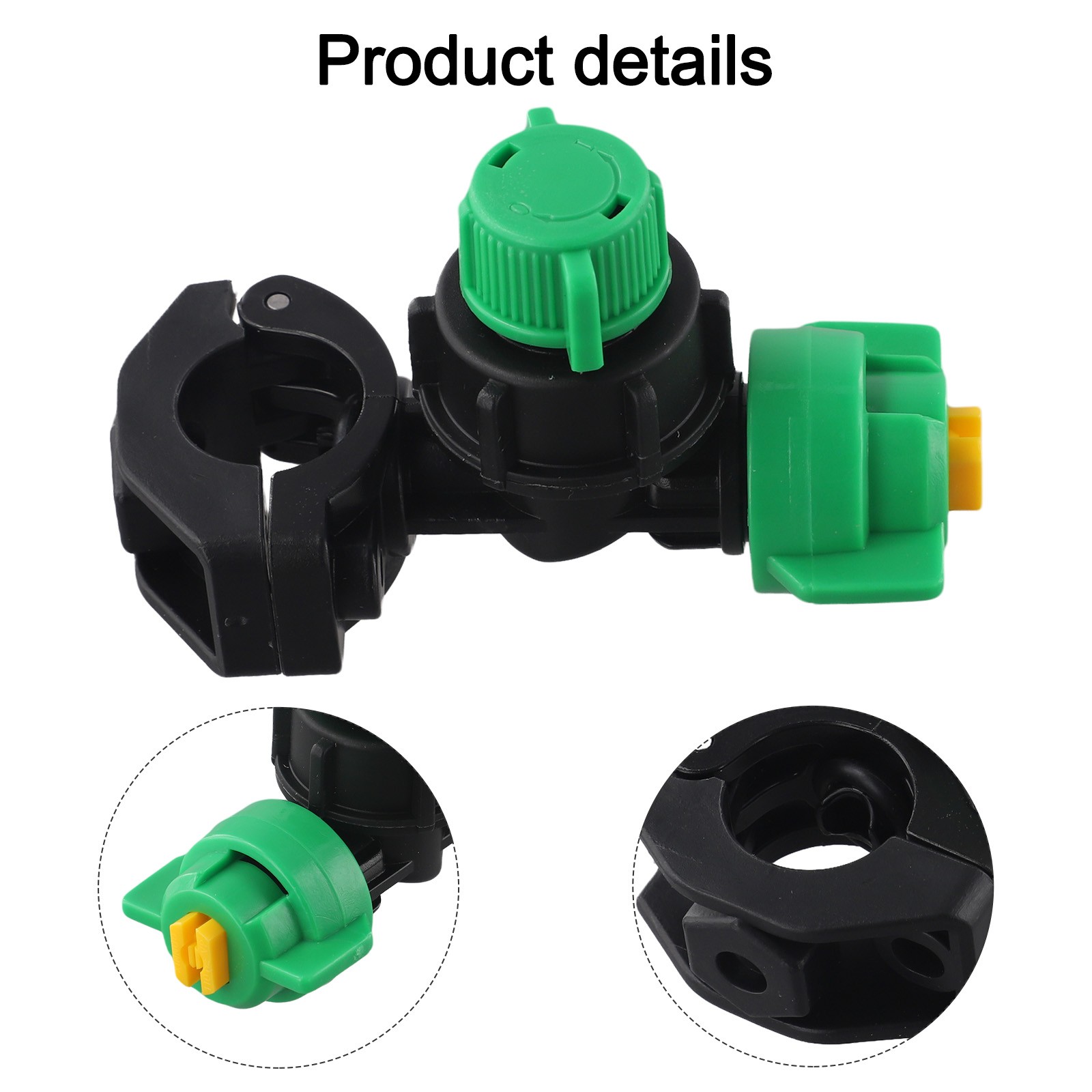 Efficient Watering Solution Adjustable Flow Rate Spray Nozzle for Agriculture