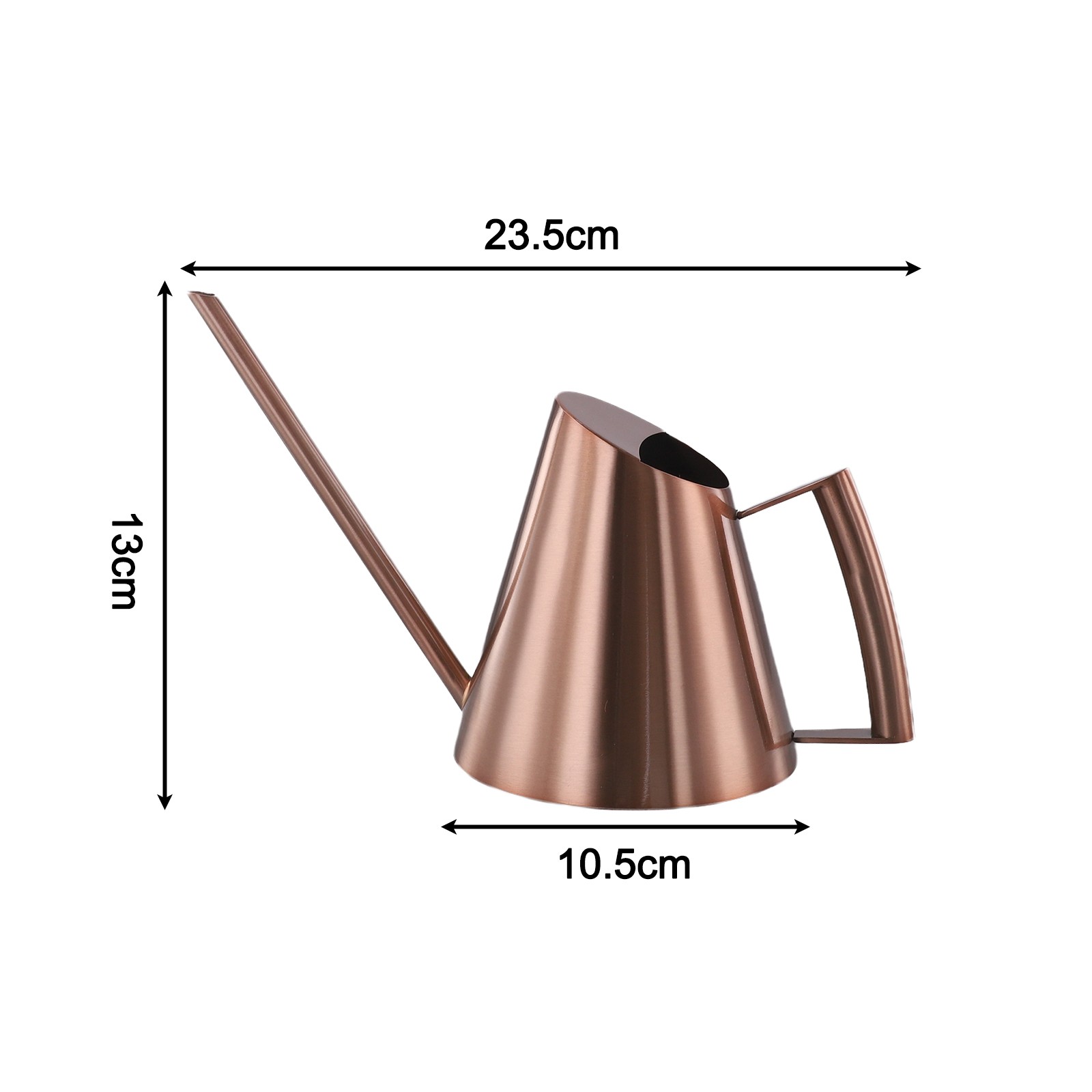 Aesthetically Pleasing Stainless Steel Watering Can with Extended Spout - Photo 25/69