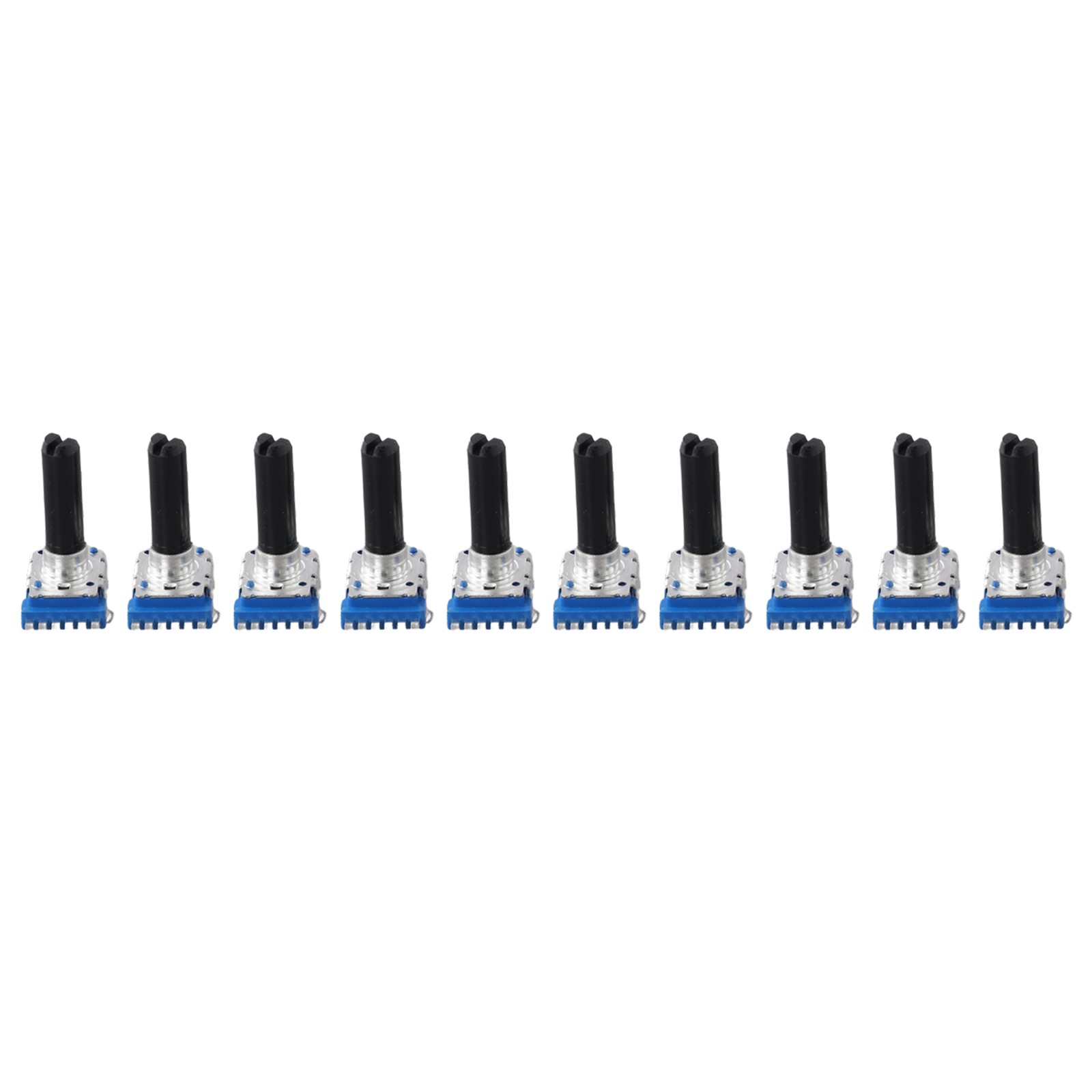 10 pezzi potenziometri stereo RK12 6 pin B10K B20K B50K B100K per impostazioni - Foto 23 di 41