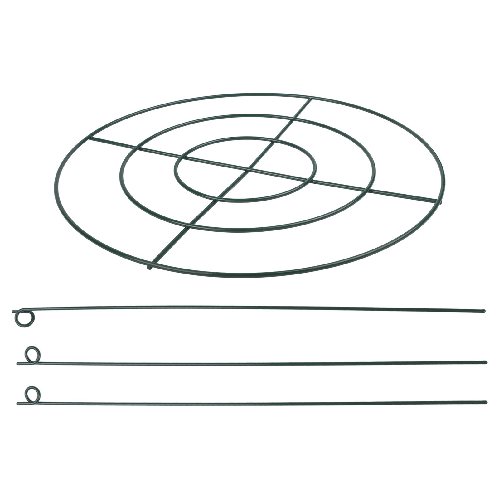 Lot de 3 cages de support d'escalade pour plantes anneaux en boutiques métal pour jardiniers