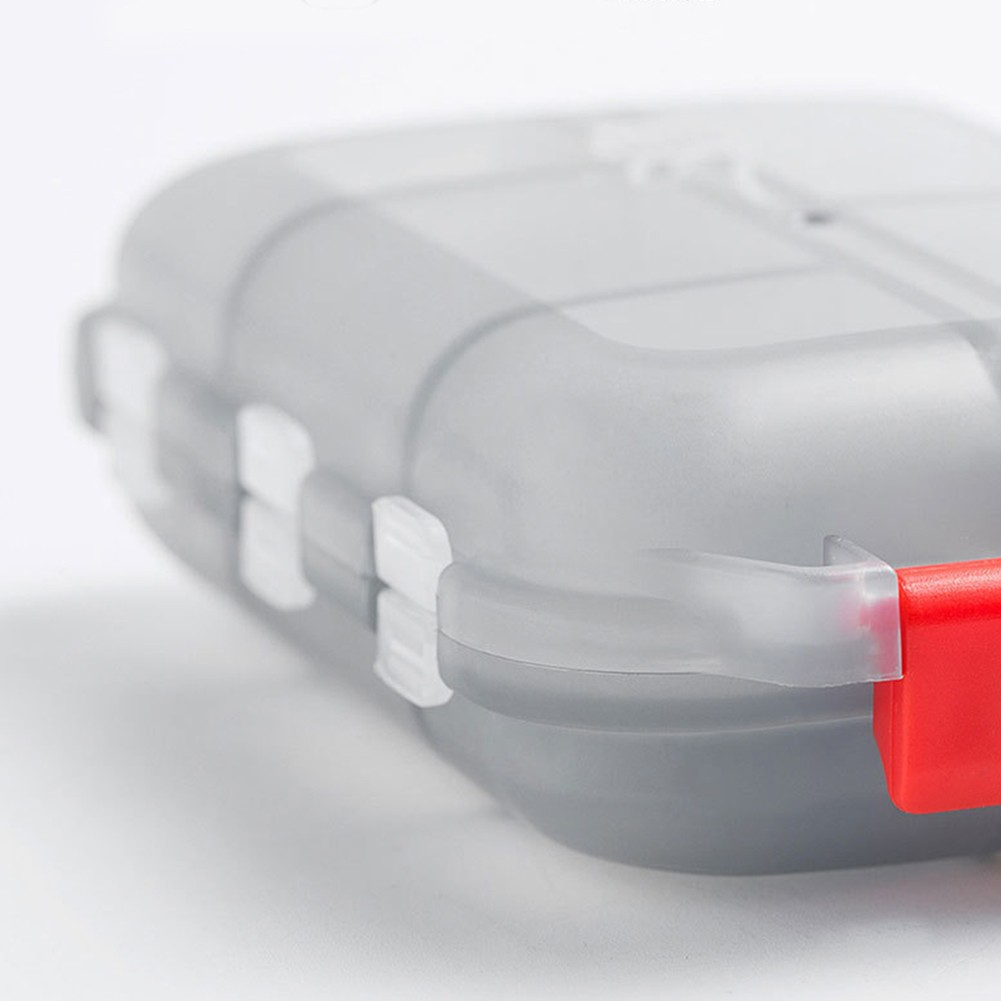Travel Pill Organizer Box with Double Layer and Sealed Freshness Design